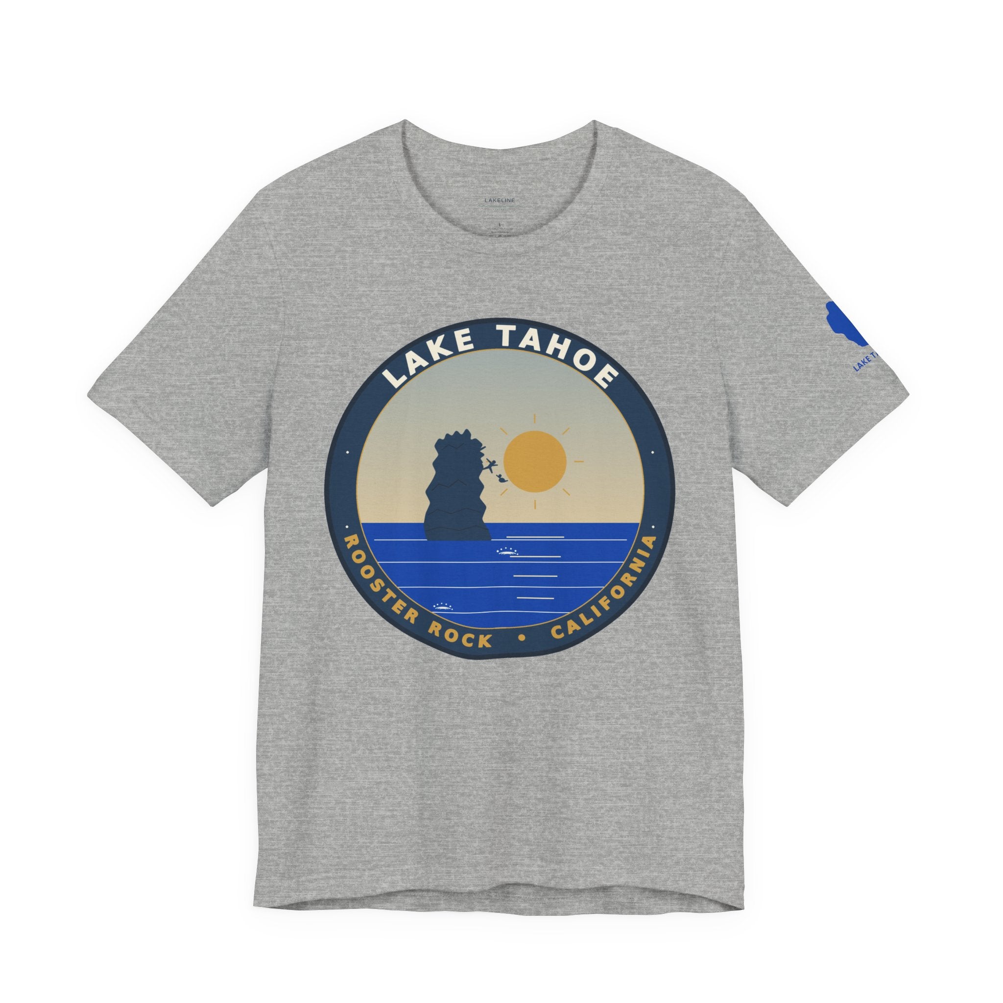 Lake Tahoe - Rooster Rock Unisex Jersey Short Sleeve Tee