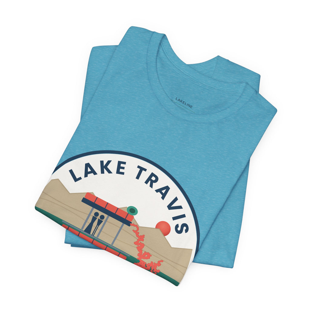 Lake Travis Tee — Devil’s Cove Texas Boat Graphic Shirt