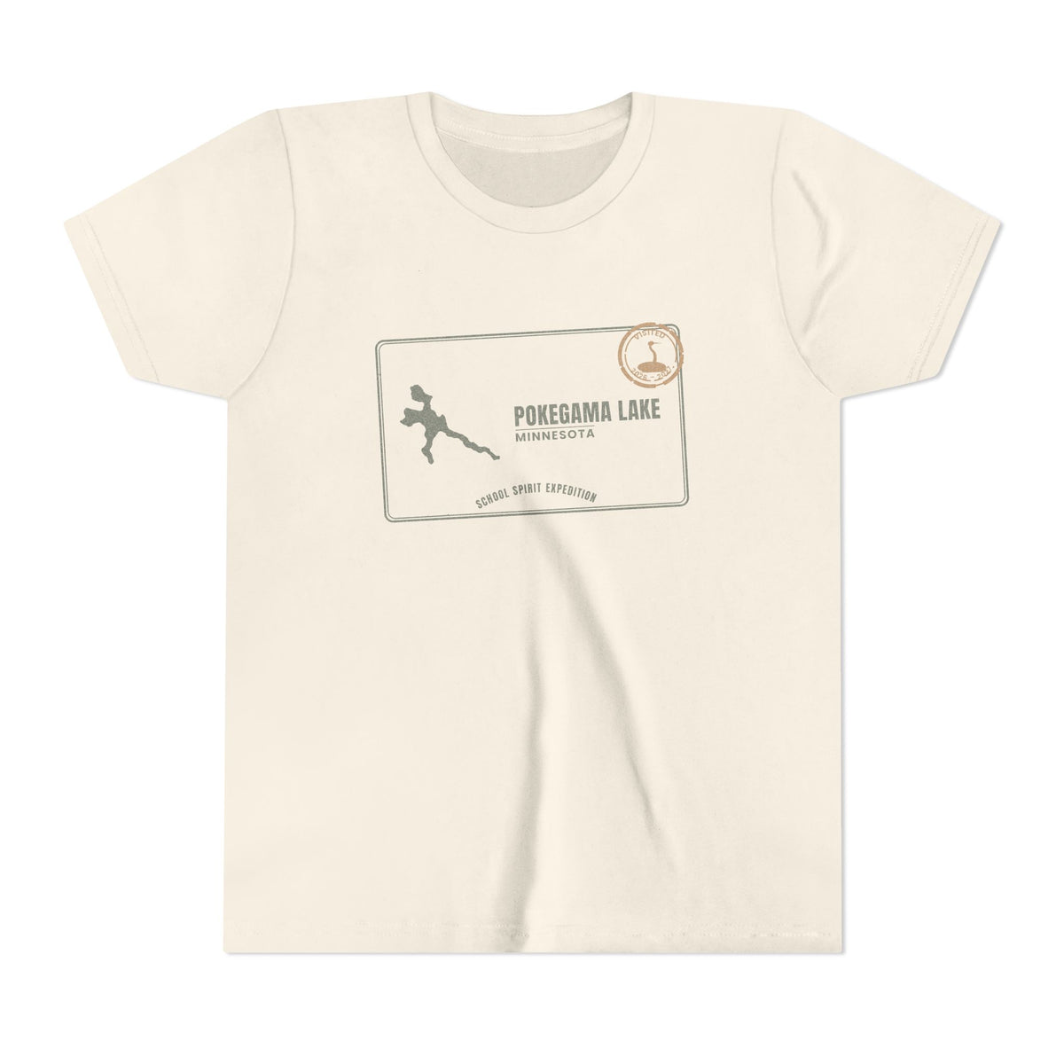 Pokegama Lake Kids Tee — Pokegama Lake Field Trip Youth Short Sleeve Shirt
