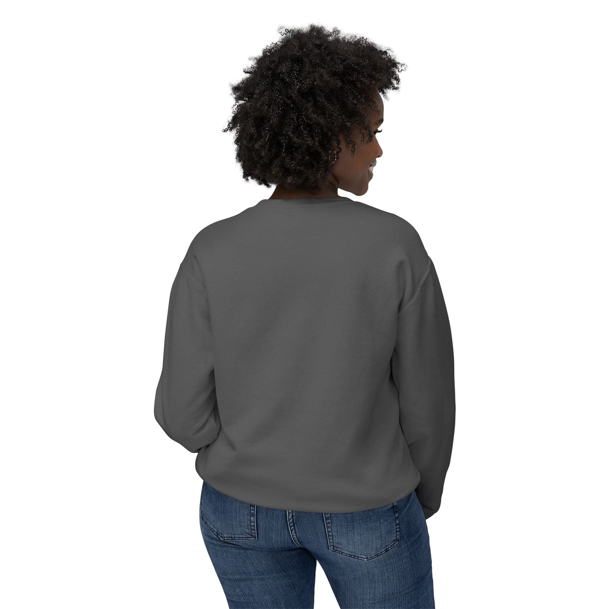 Lake Travis Crewneck Sweatshirt — Minimal Map Design