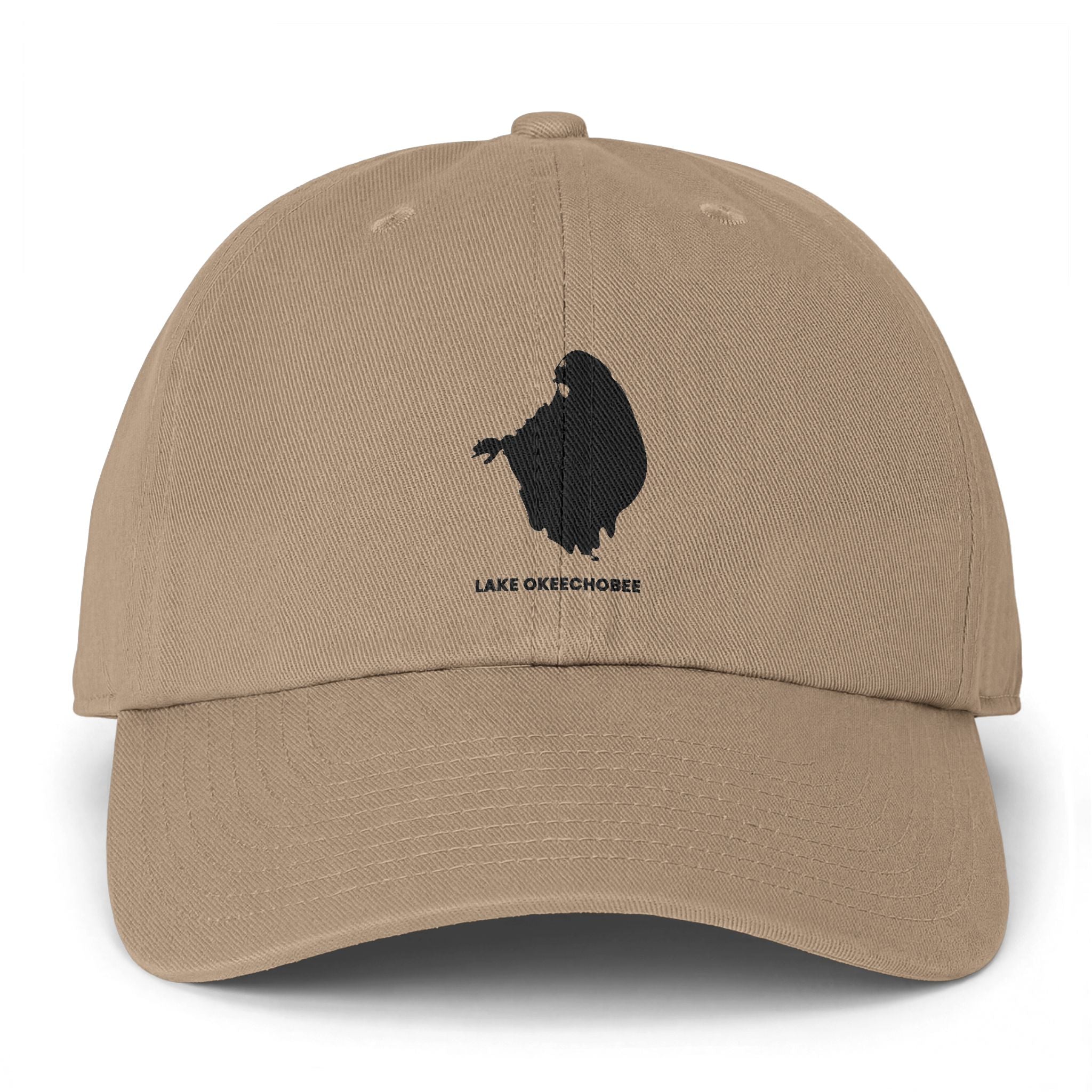 Lake Okeechobee Clean Up Cap — Lake Map Baseball Hat