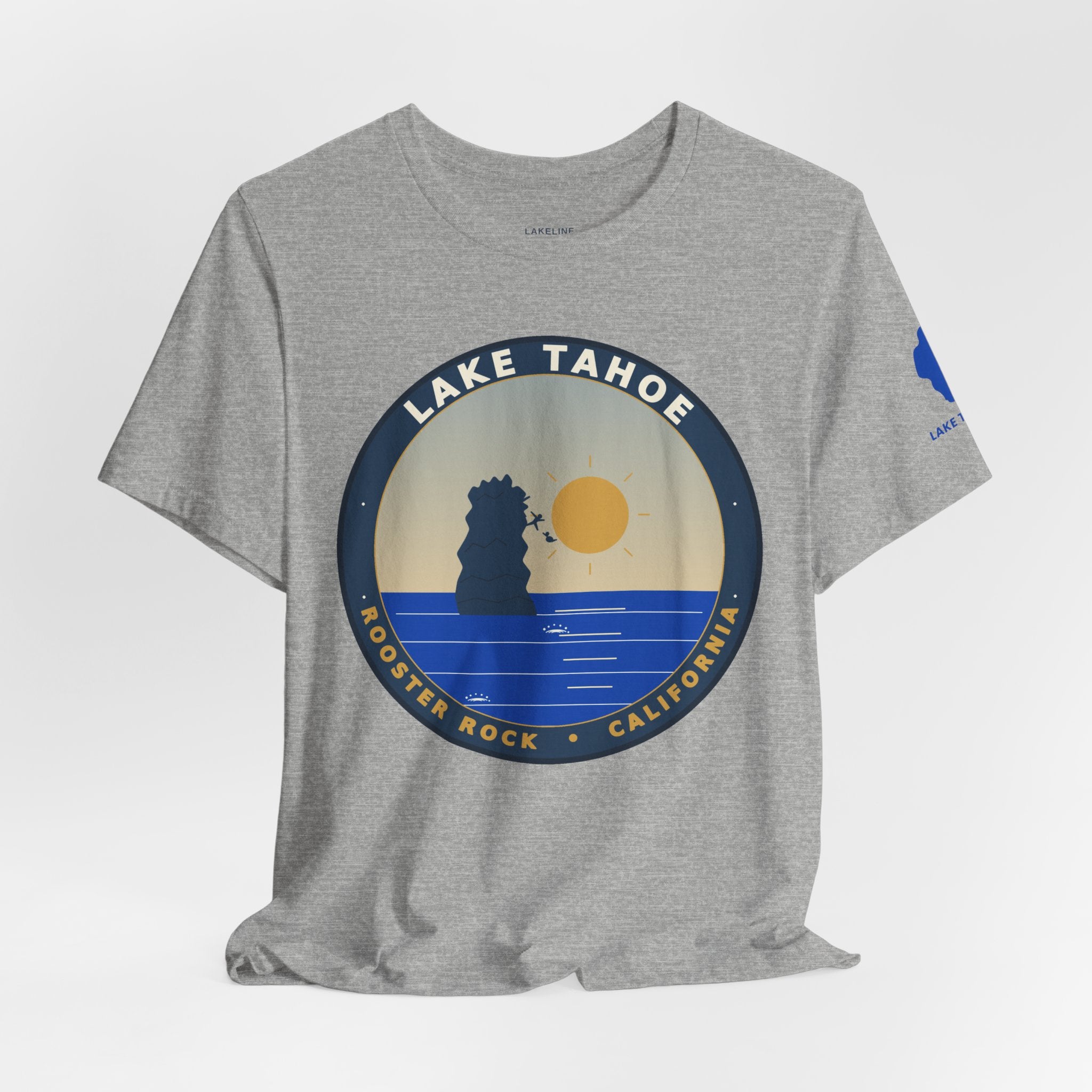 Lake Tahoe - Rooster Rock Unisex Jersey Short Sleeve Tee
