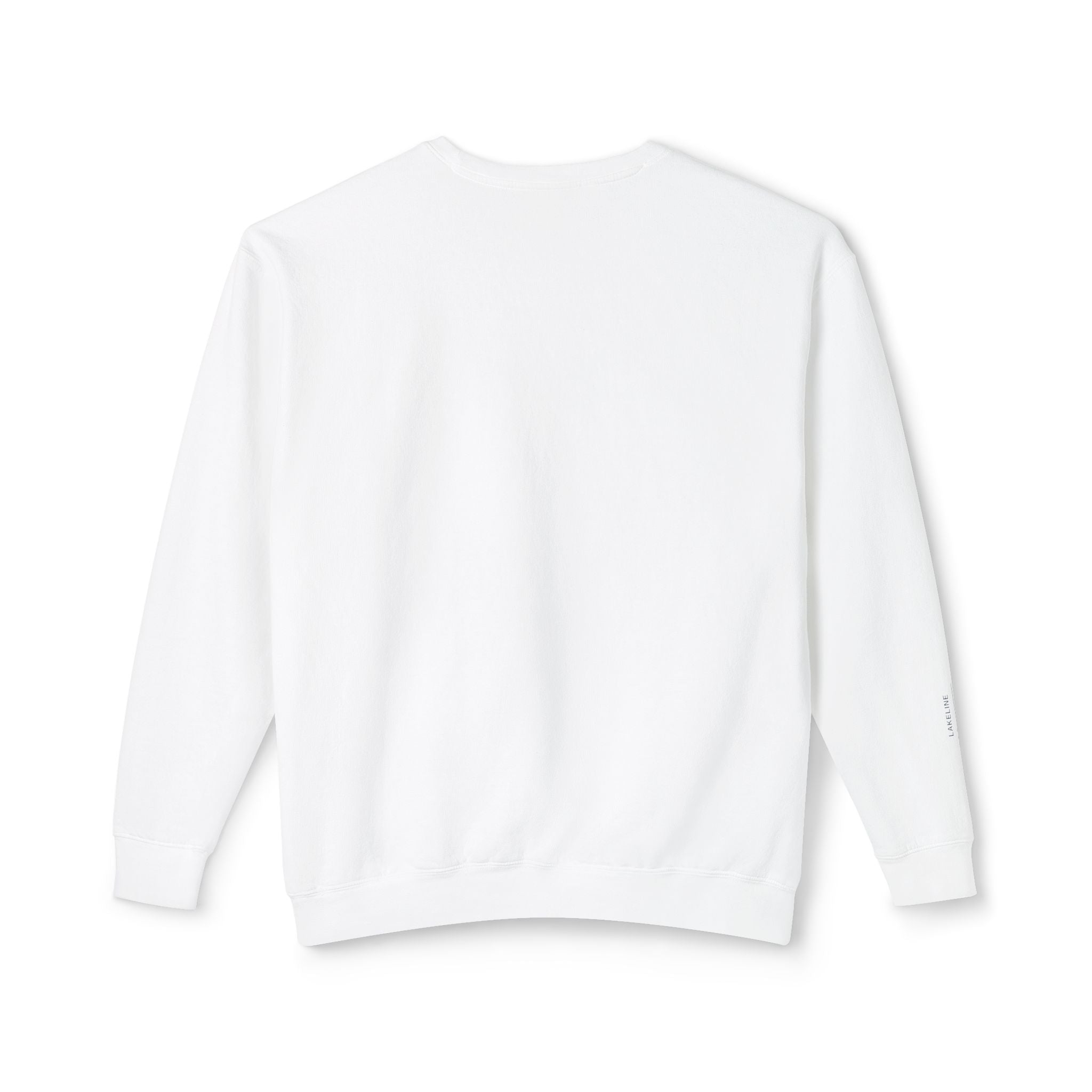 Lake Travis Crewneck Sweatshirt — Minimal Map Design