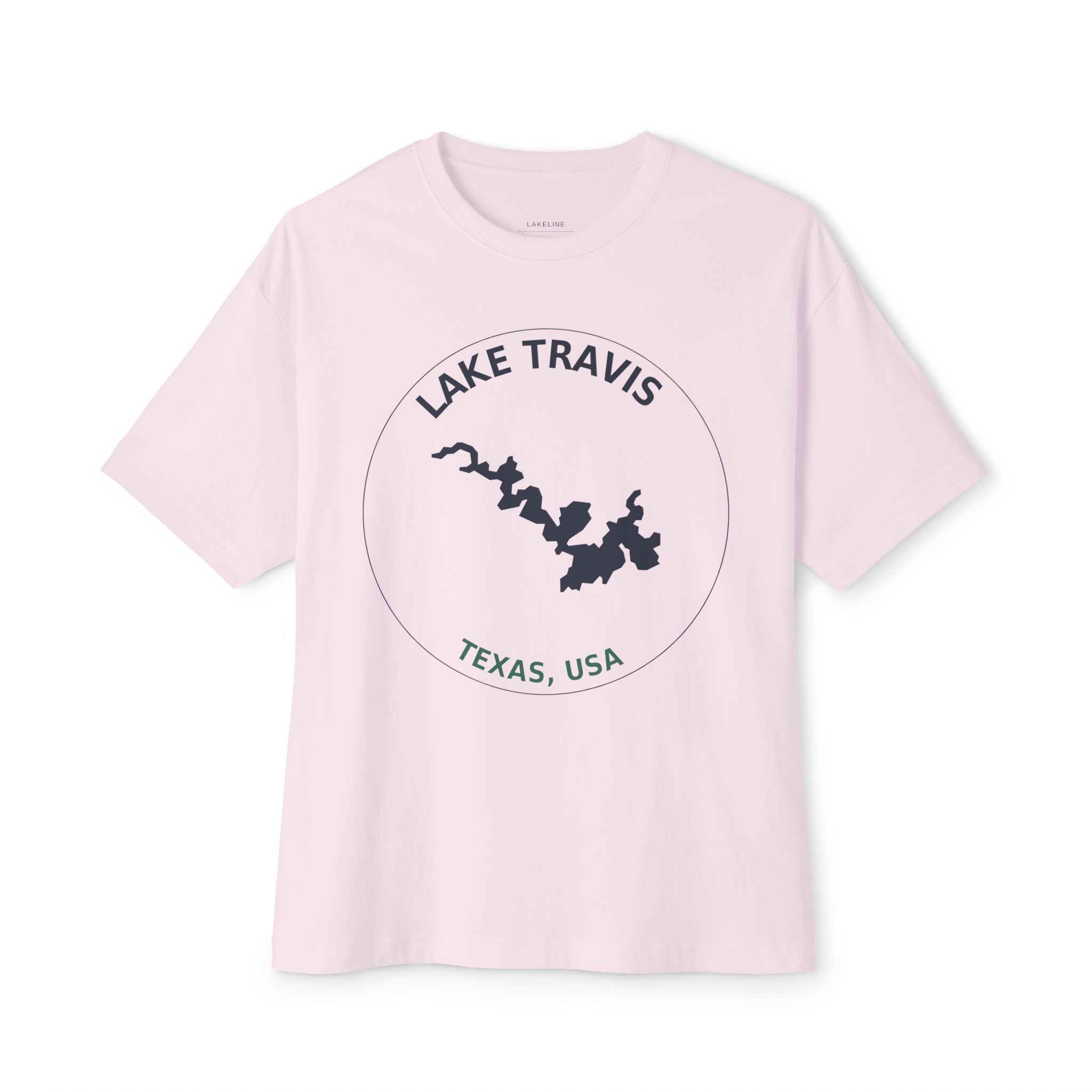 Lake Travis Map Tee — Lake Travis, Texas Graphic T-Shirt