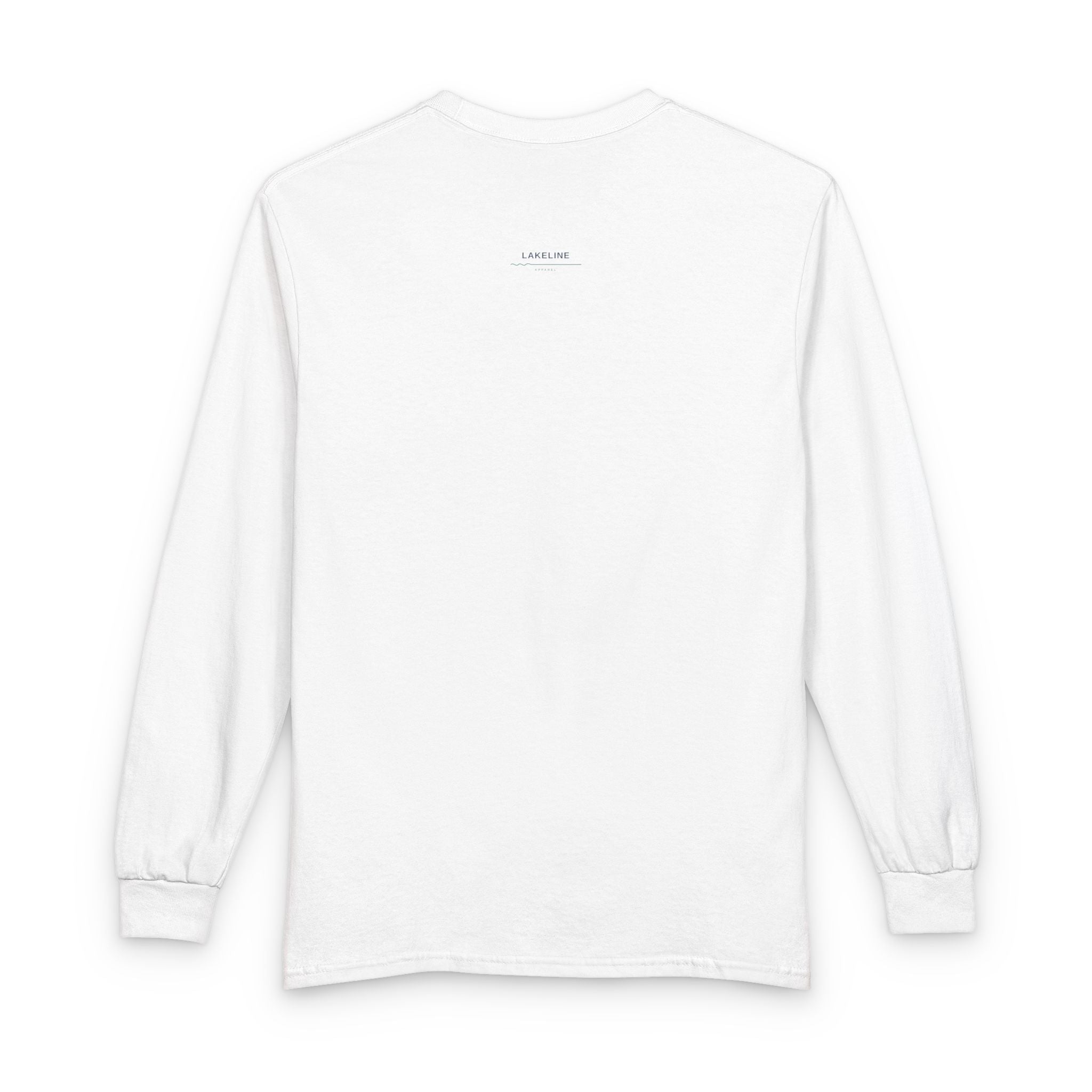 Pokegama Lake Map Long Sleeve Shirt — Lake Outline Tee