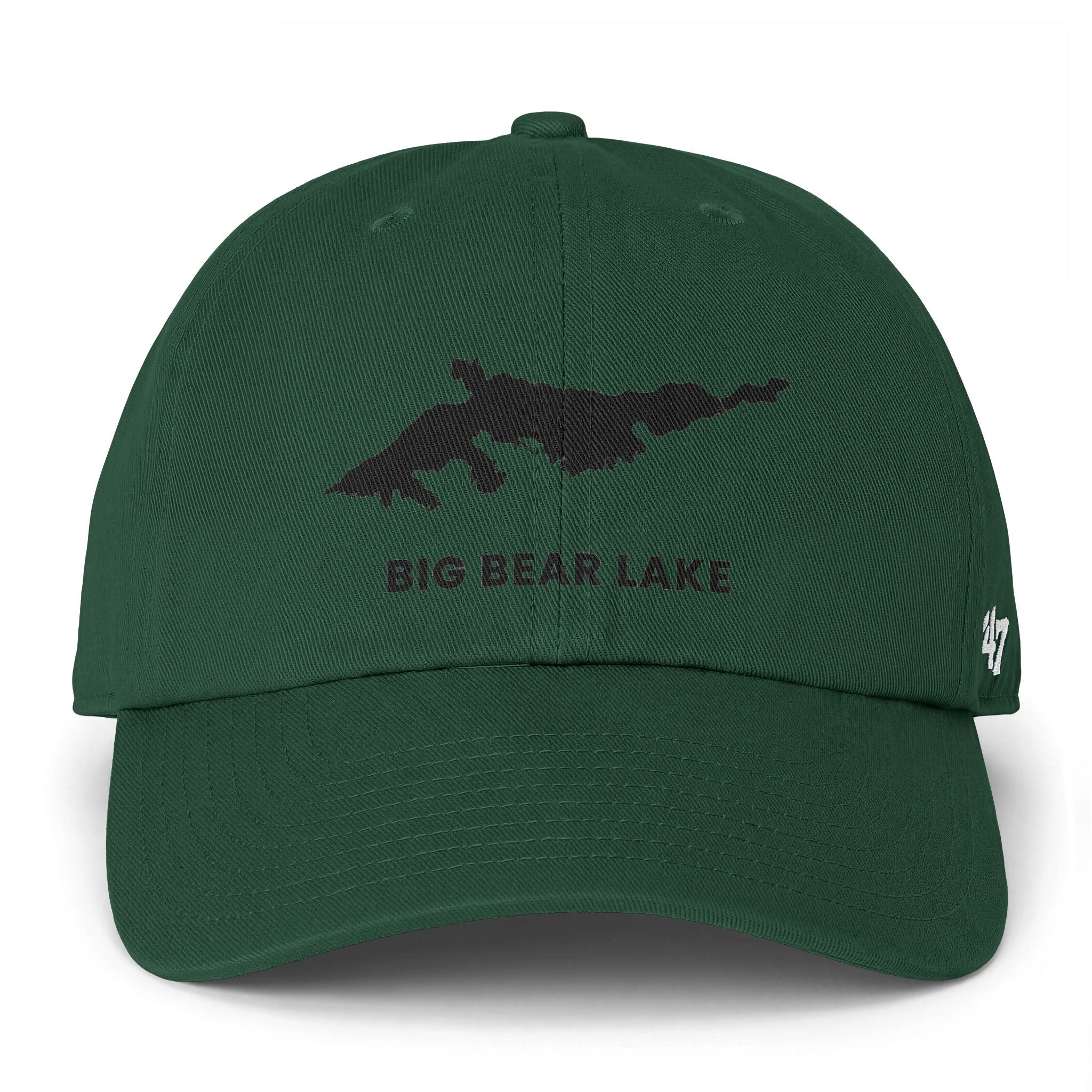 Big Bear Lake Clean Up Cap — Lake Map Baseball Hat
