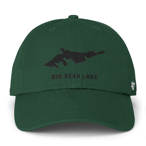 Big Bear Lake Clean Up Cap — Lake Map Baseball Hat