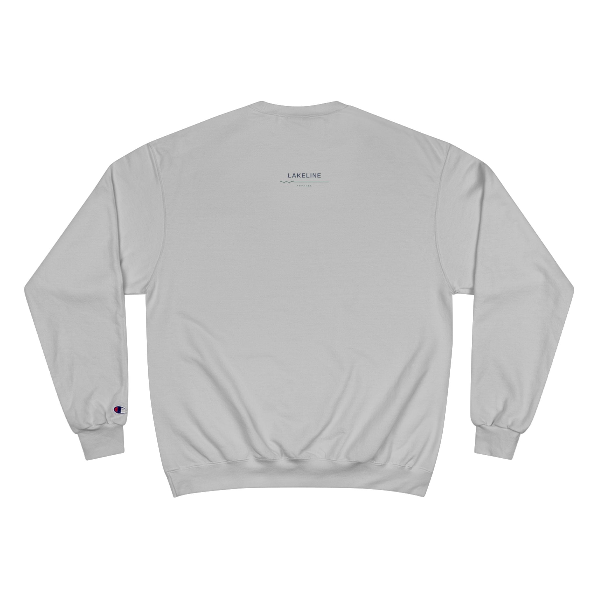 Lake Travis Crewneck Sweatshirt — Retro Pontoon Boat Design (Devil's Cove, Texas)