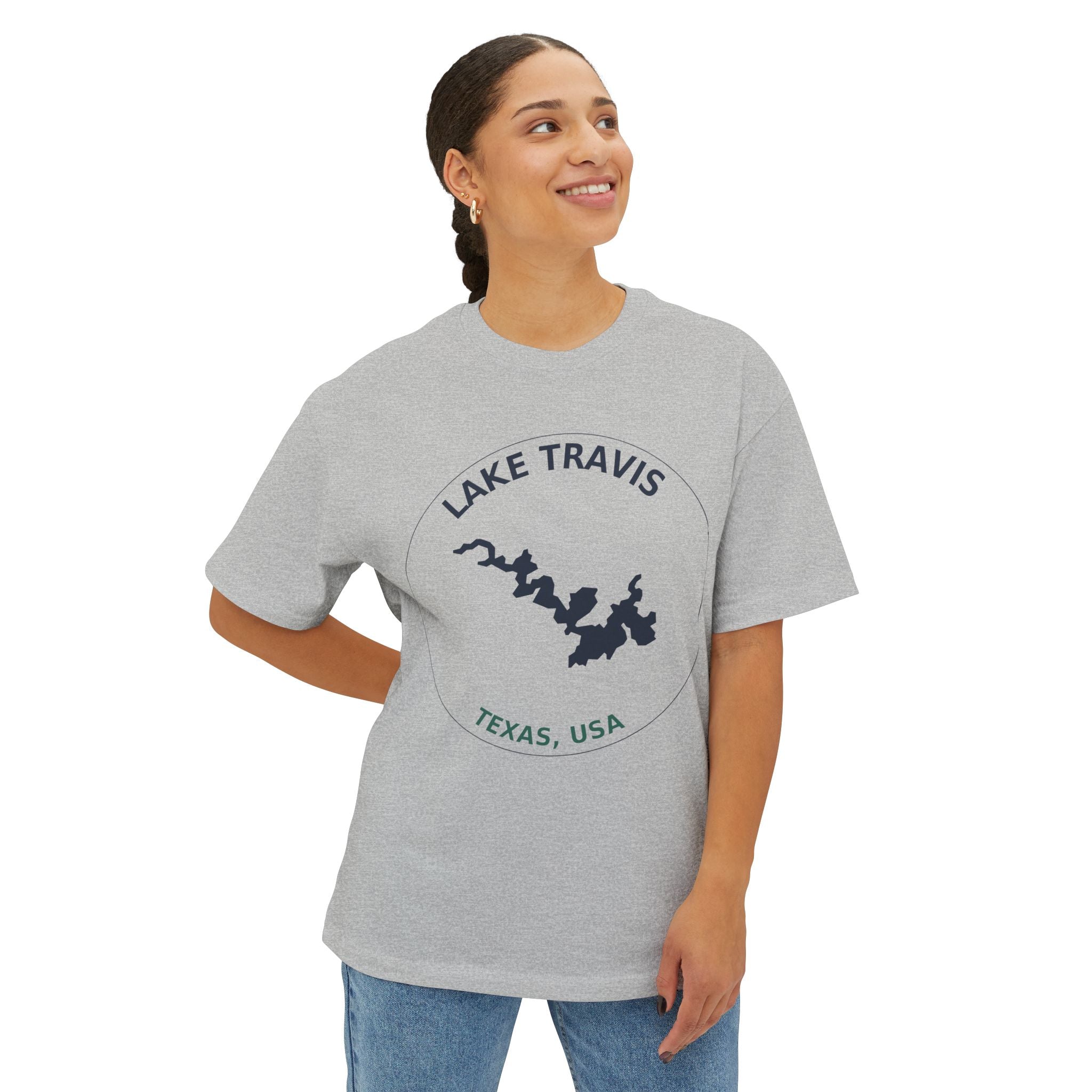 Lake Travis Map Tee — Lake Travis, Texas Graphic T-Shirt