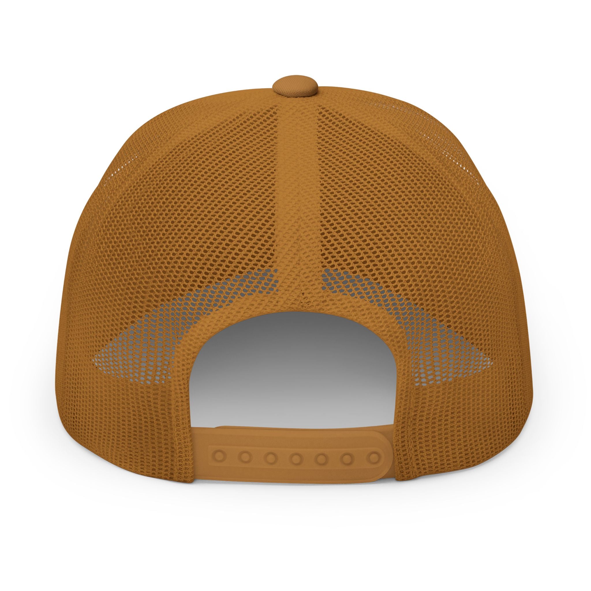 Grand Lake Embroidered Patch Trucker Cap - Orange and Black