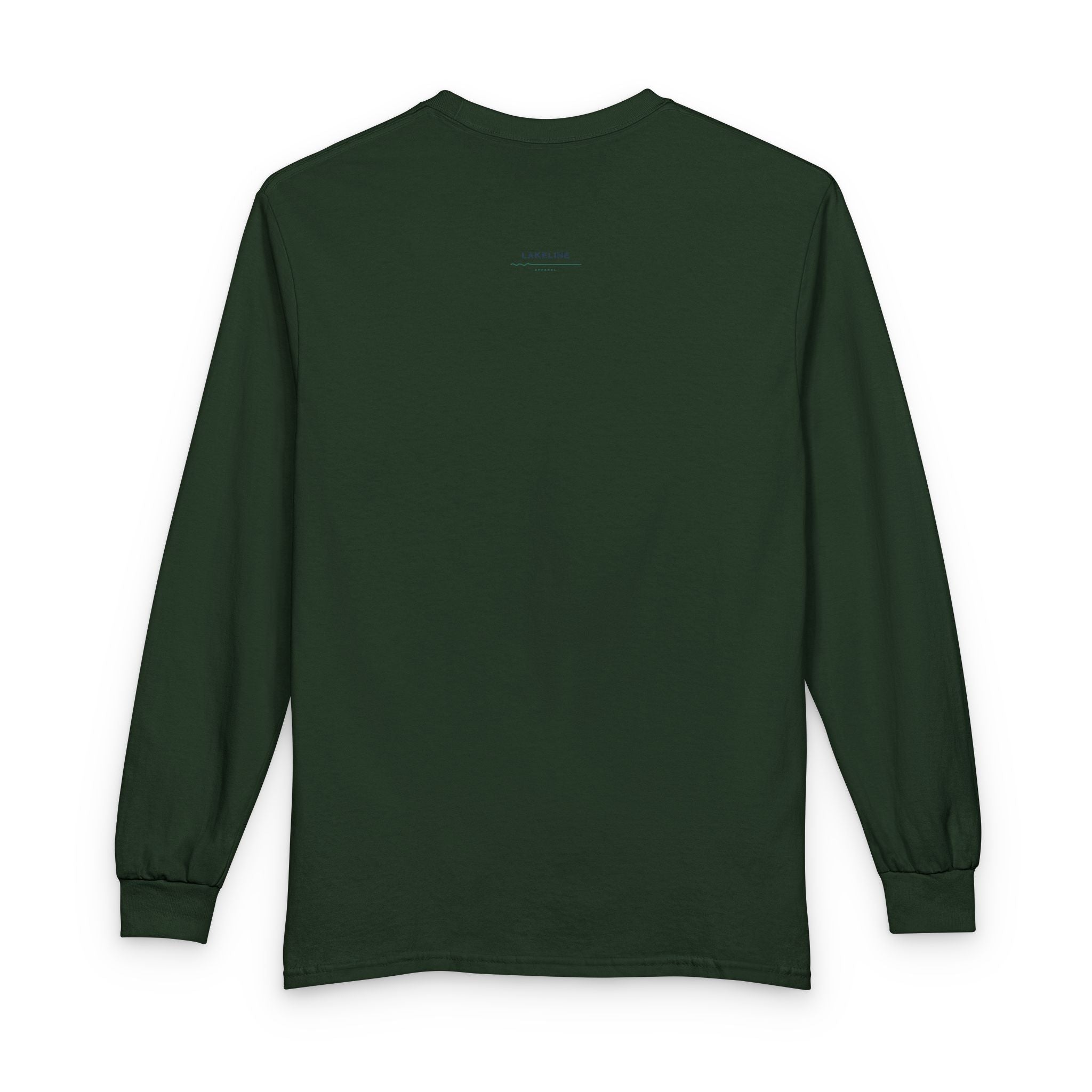 Pokegama Lake Map Long Sleeve Shirt — Lake Outline Tee