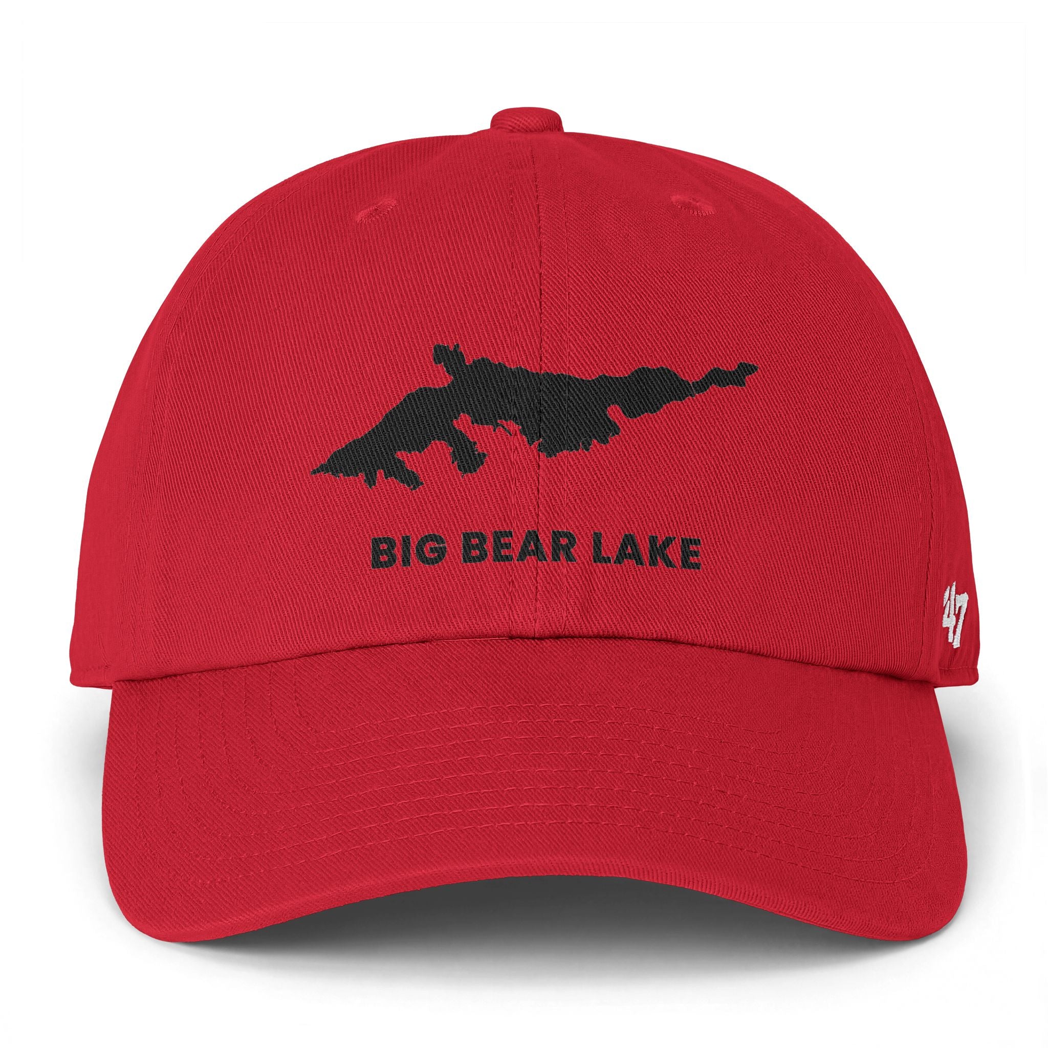 Big Bear Lake Clean Up Cap — Lake Map Baseball Hat