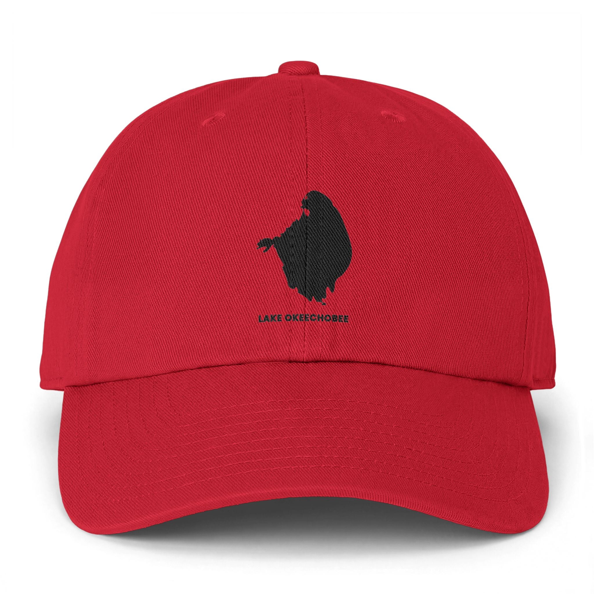 Lake Okeechobee Clean Up Cap — Lake Map Baseball Hat