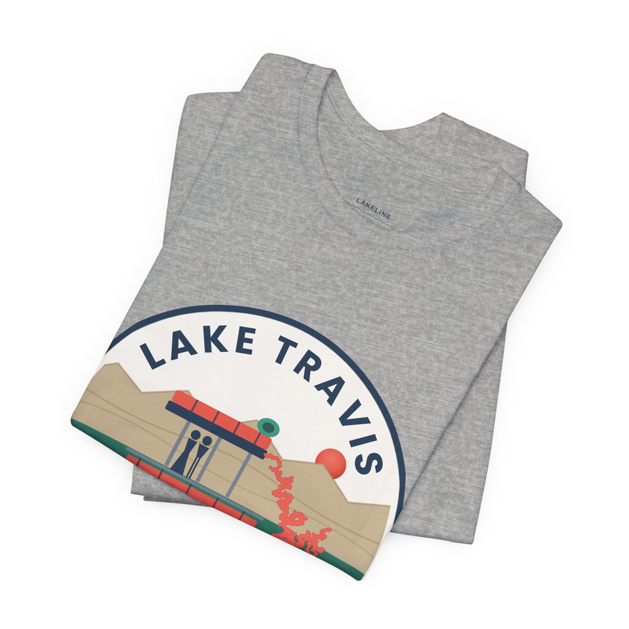 Lake Travis Tee — Devil’s Cove Texas Boat Graphic Shirt