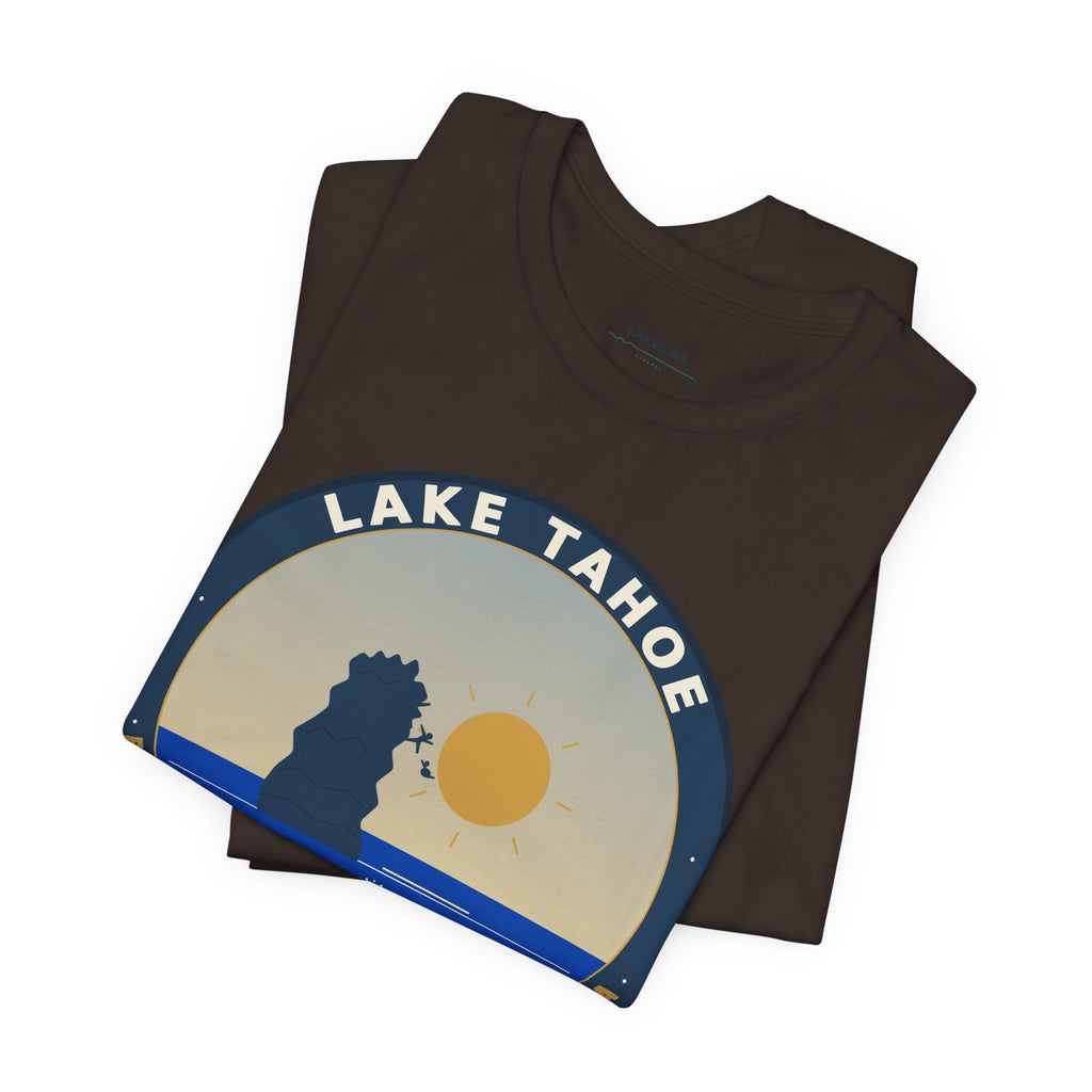 Lake Tahoe - Rooster Rock Unisex Jersey Short Sleeve Tee