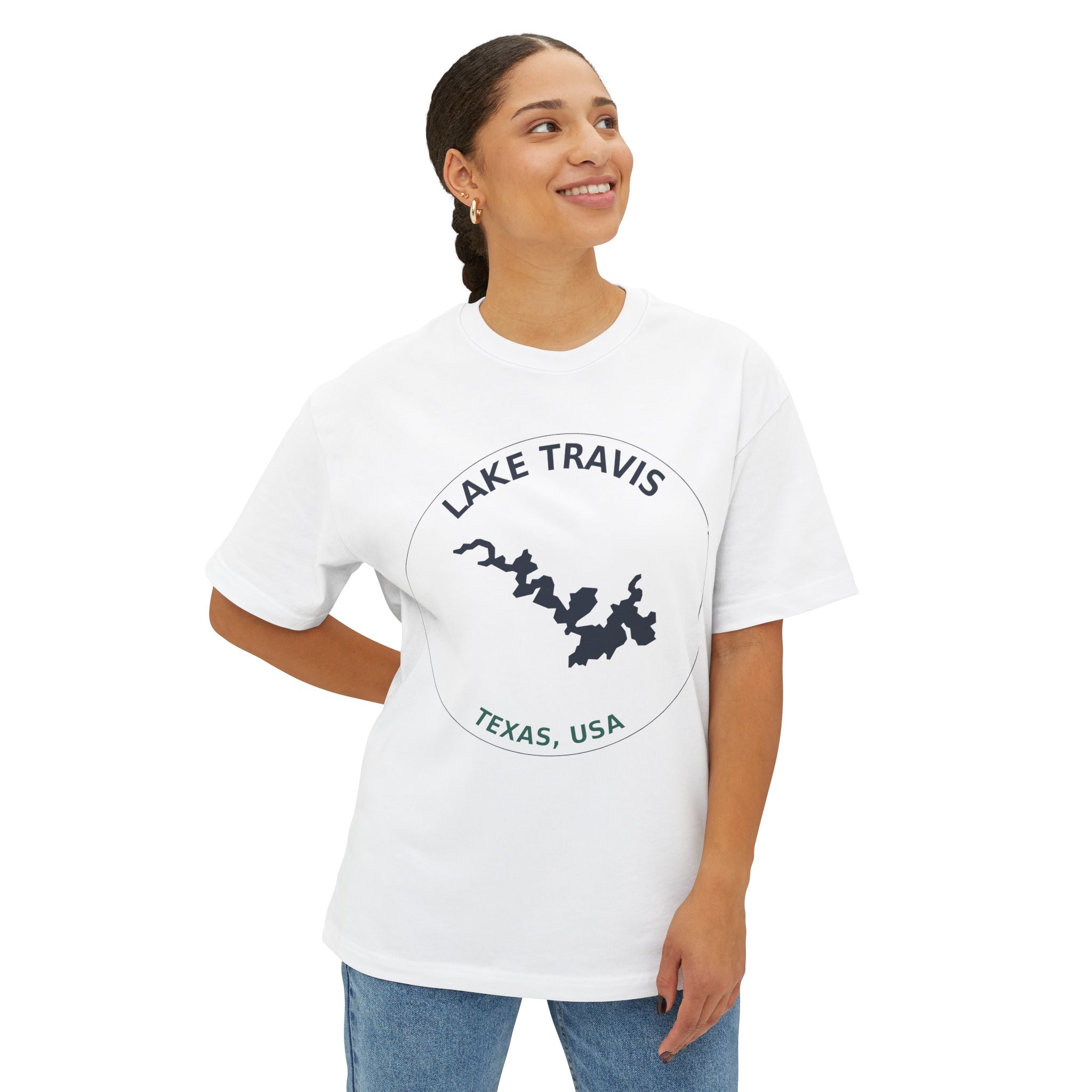 Lake Travis Map Tee — Lake Travis, Texas Graphic T-Shirt