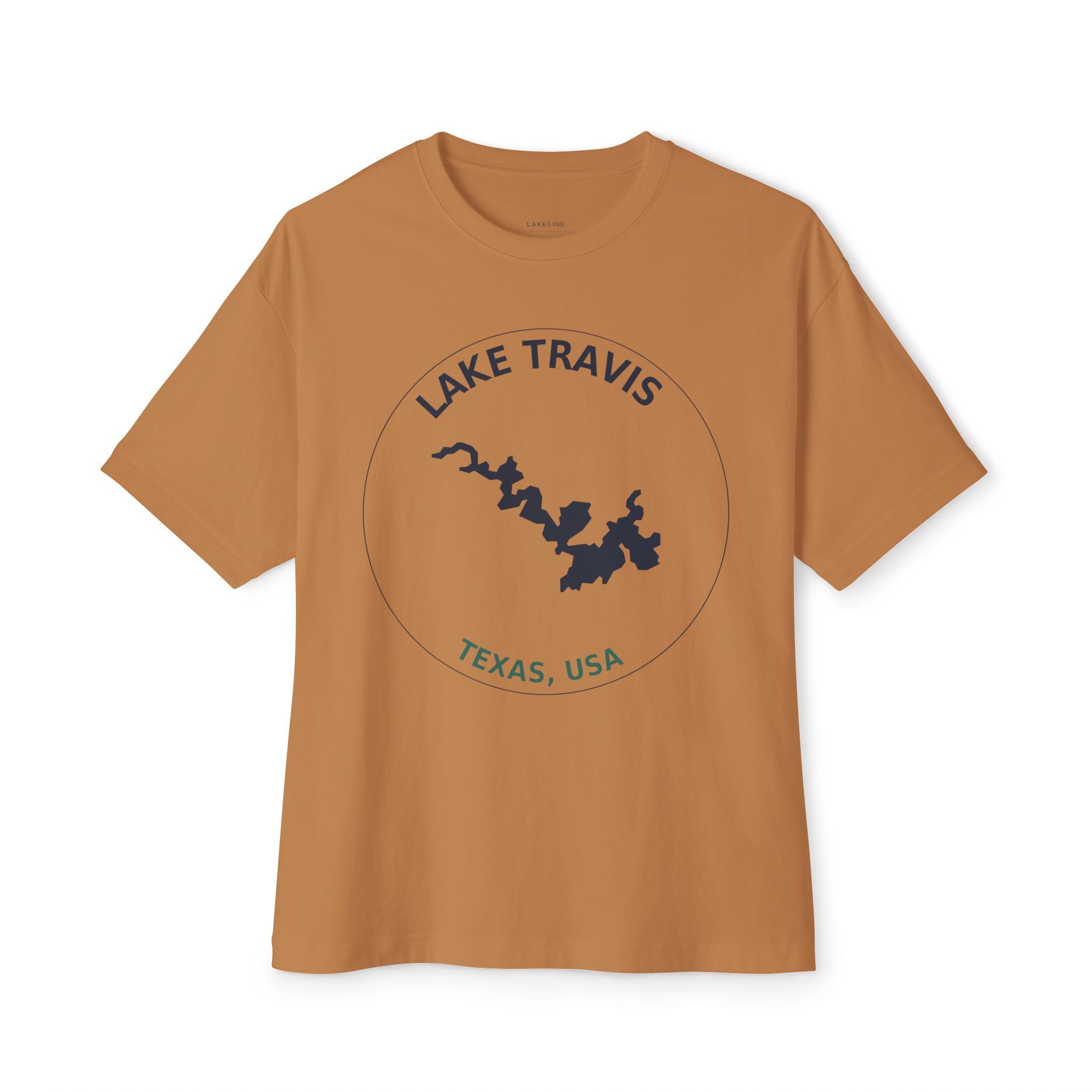 Lake Travis Map Tee — Lake Travis, Texas Graphic T-Shirt
