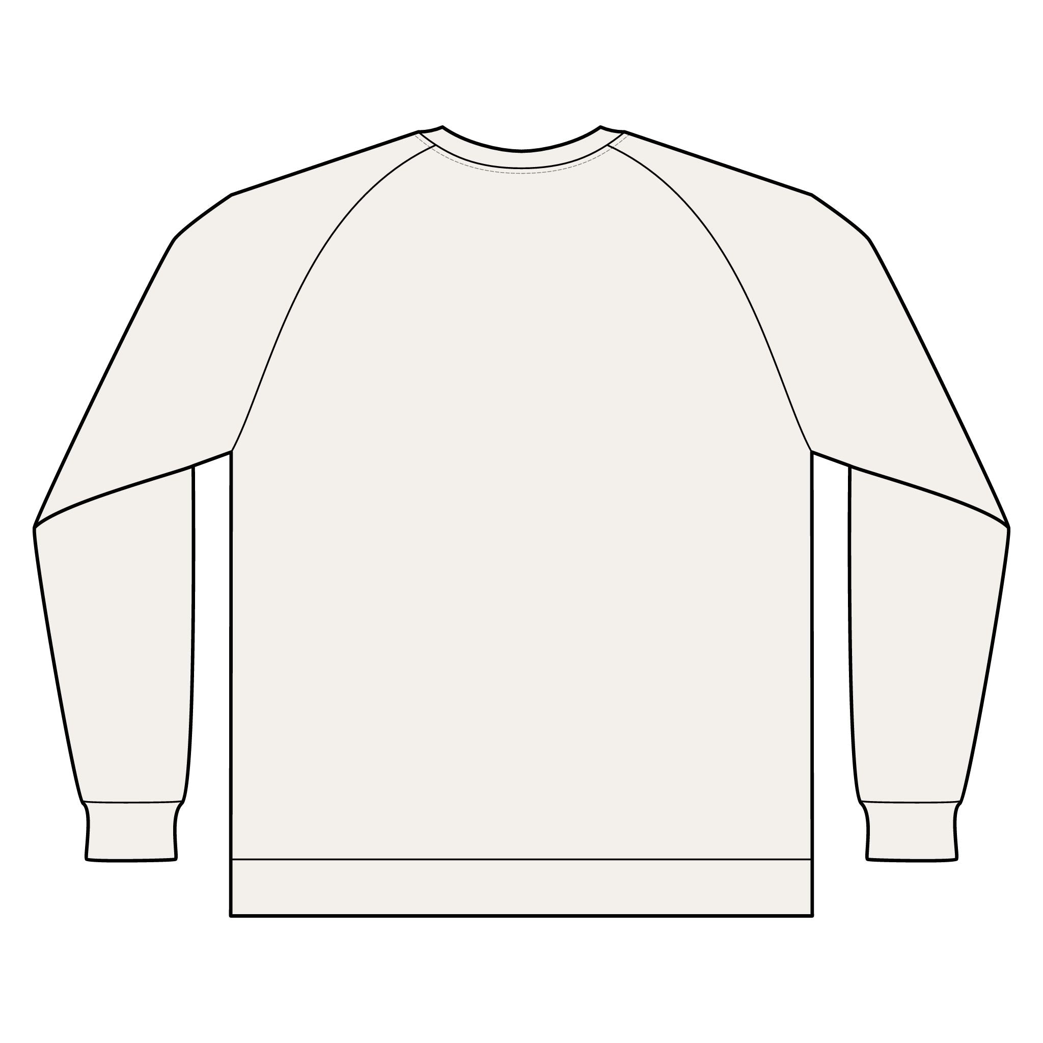 Pokegama Lake Raglan Sweatshirt — North Star State Lake Crewneck