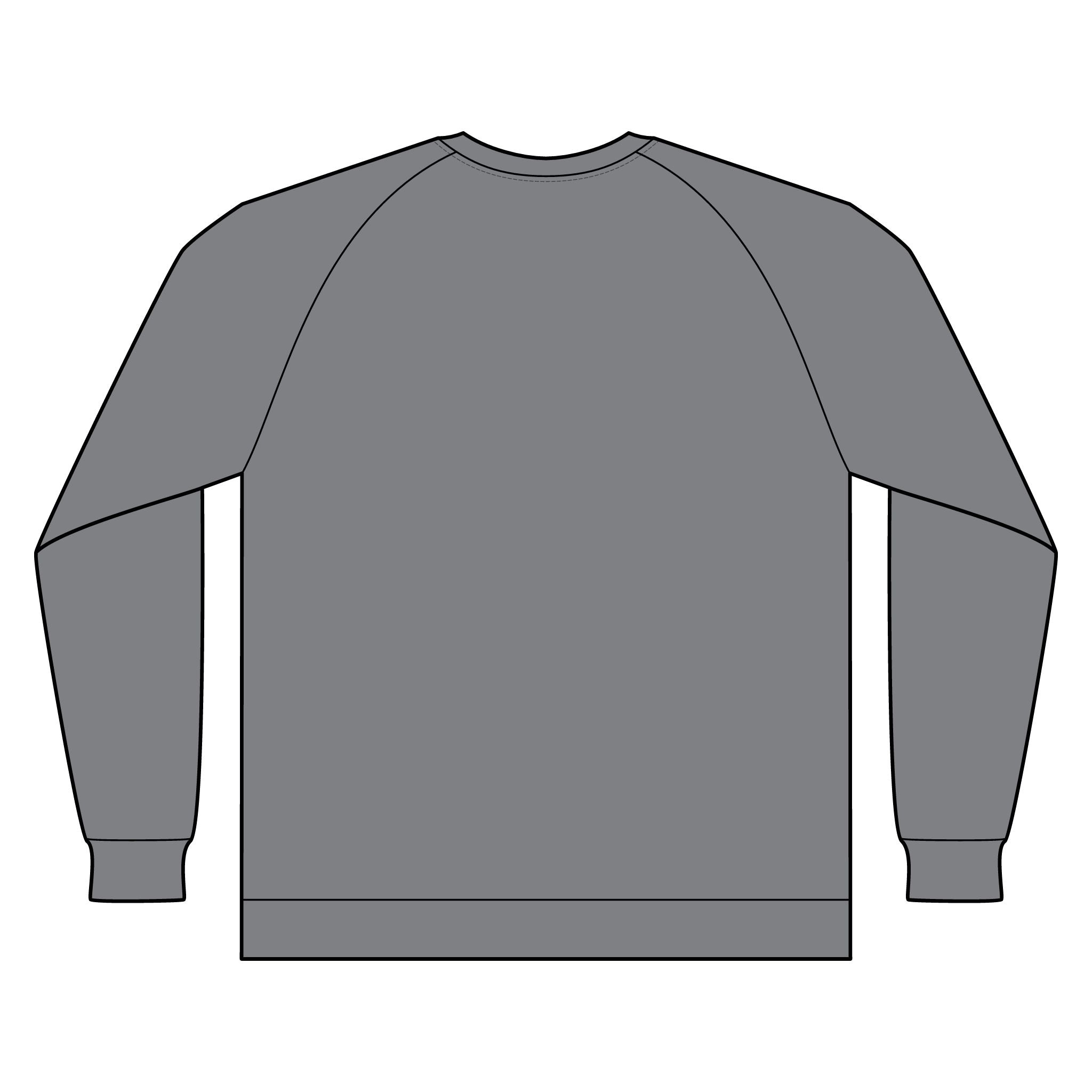 Pokegama Lake Raglan Sweatshirt — North Star State Lake Crewneck