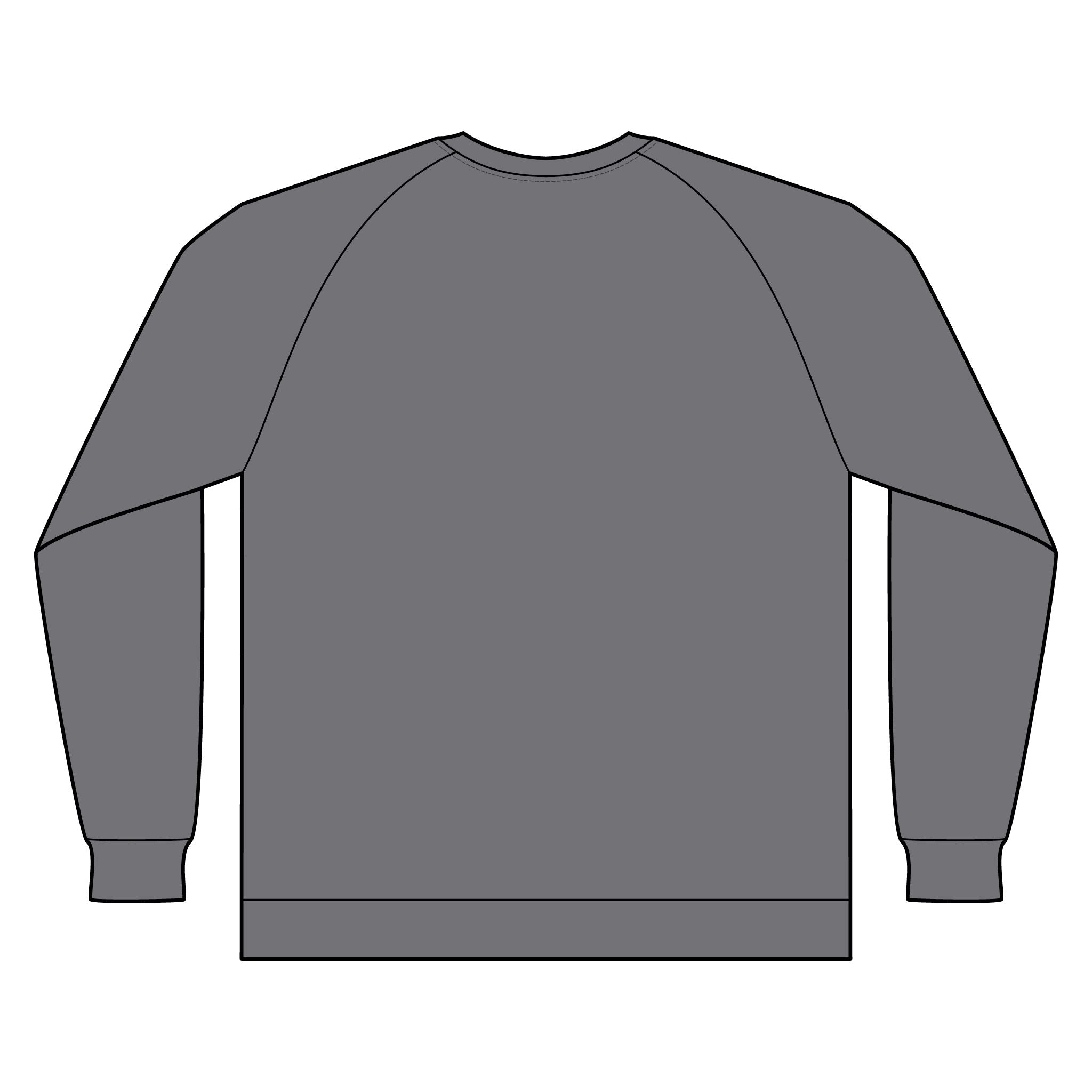 Pokegama Lake Raglan Sweatshirt — North Star State Lake Crewneck
