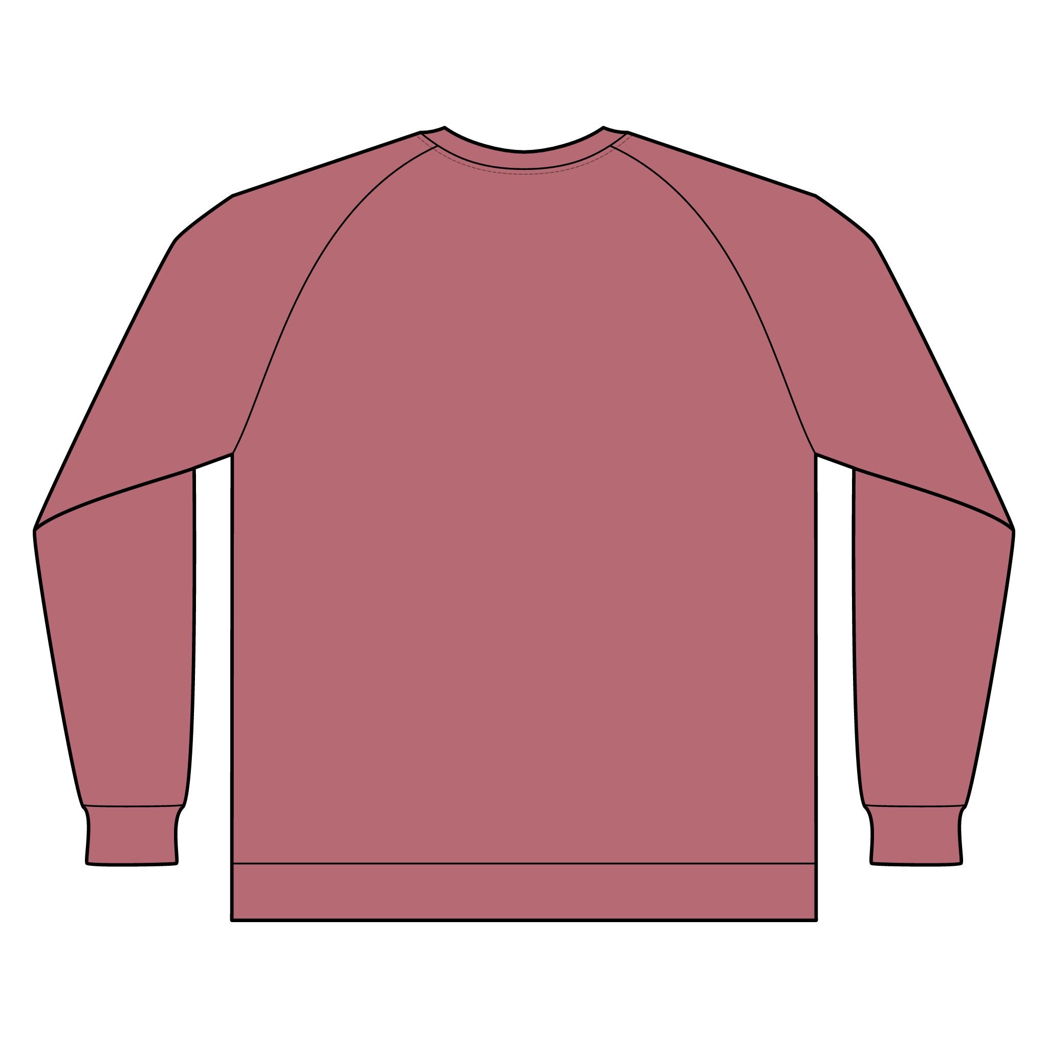 Pokegama Lake Raglan Sweatshirt — North Star State Lake Crewneck