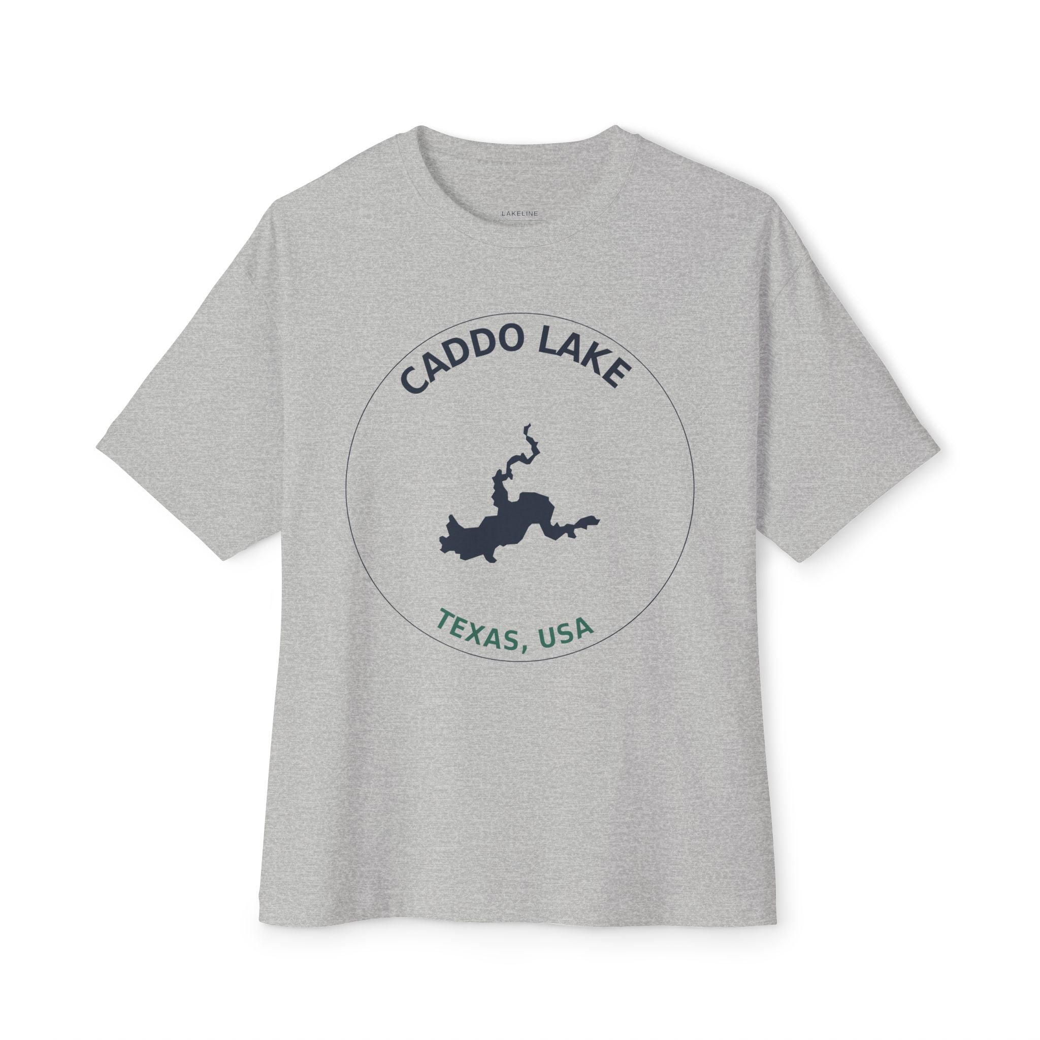 Caddo Lake Graphic Tee — Texas Lake Map T-Shirt