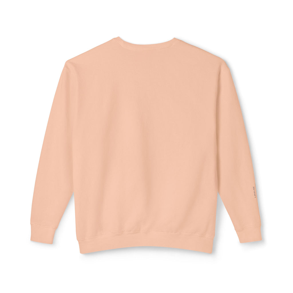 Lake Travis Crewneck Sweatshirt — Minimal Map Design