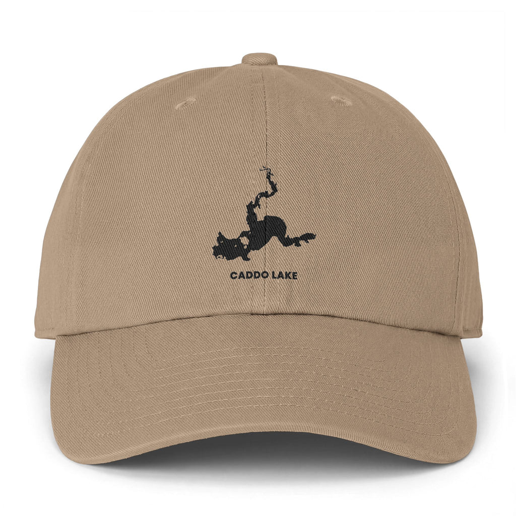 Caddo Lake Clean Up Cap — Lake Map Baseball Hat