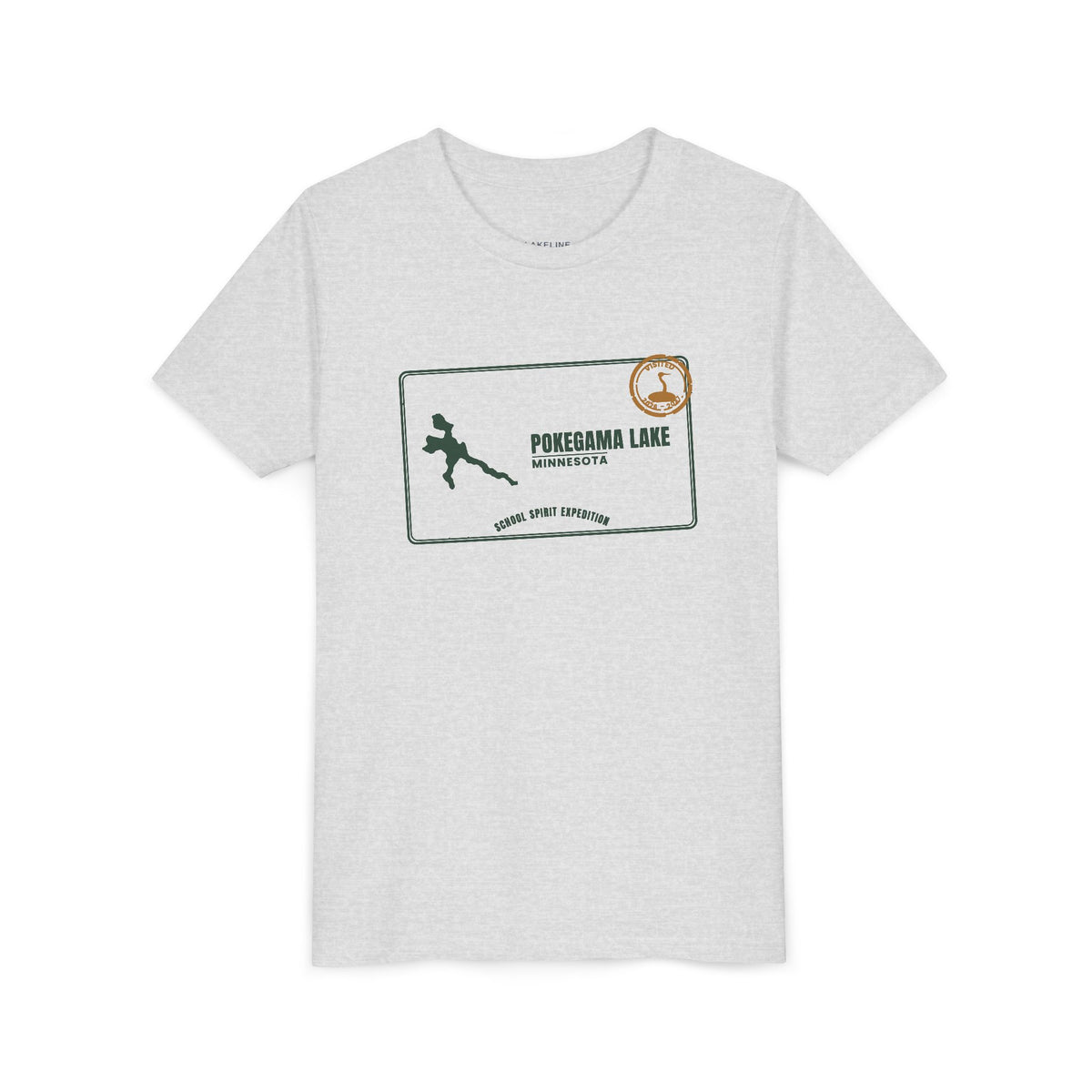 Pokegama Lake Kids Tee — Pokegama Lake Field Trip Youth Short Sleeve Shirt