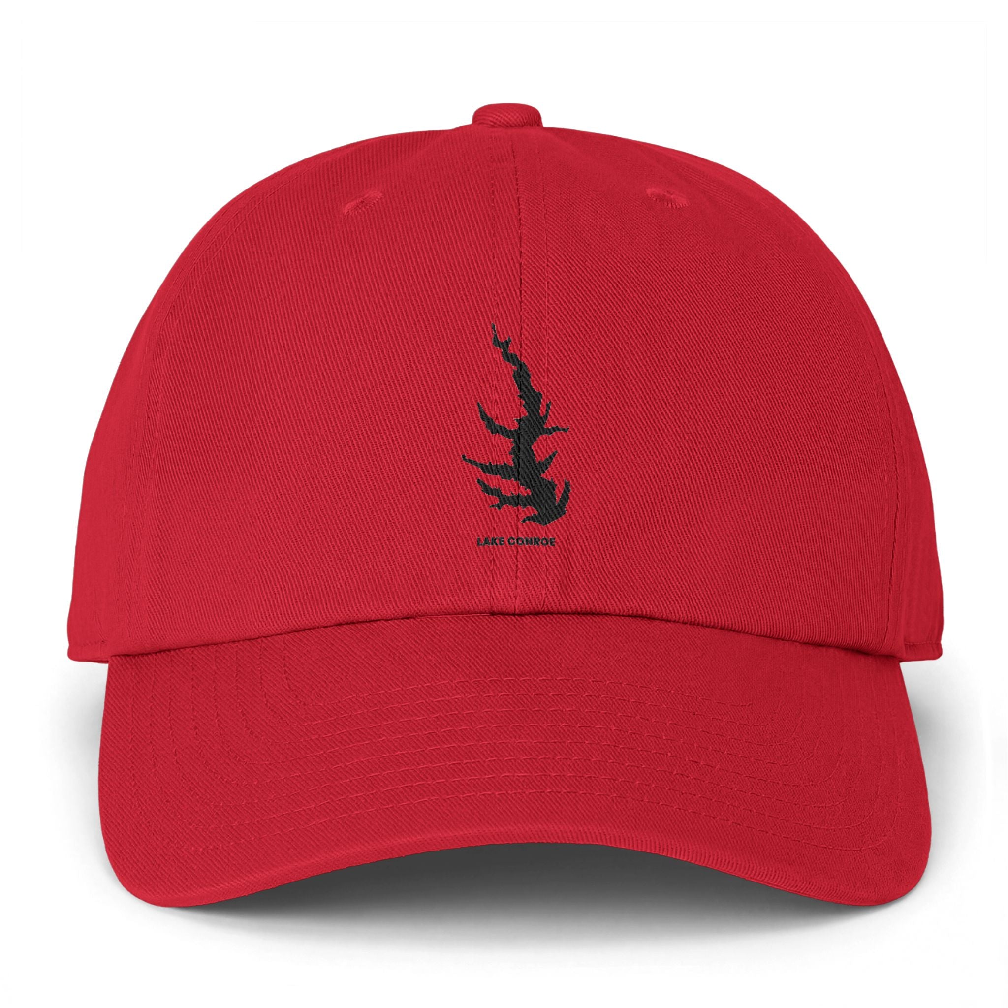 Lake Conroe Clean Up Cap — Lake Map Baseball Hat