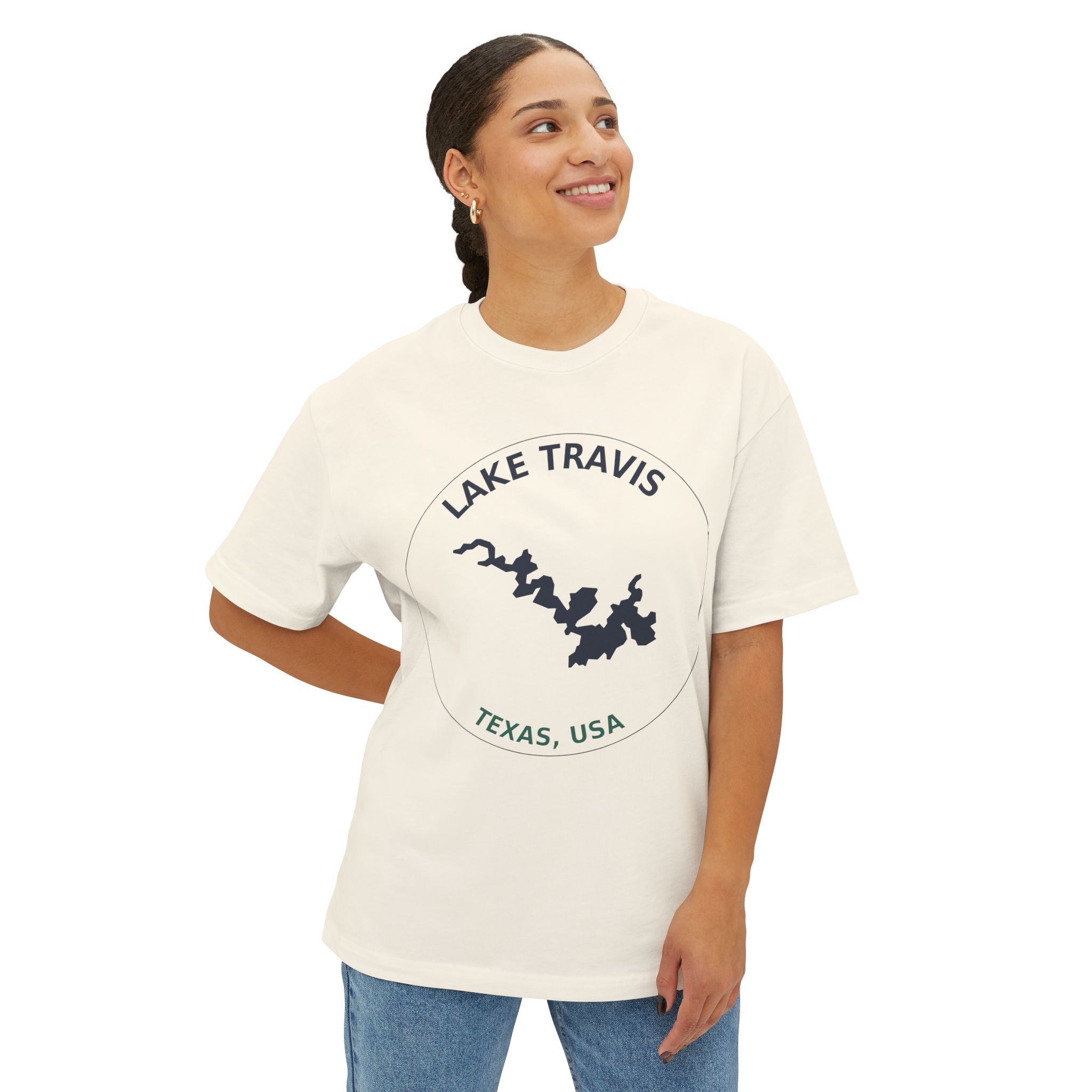 Lake Travis Map Tee — Lake Travis, Texas Graphic T-Shirt