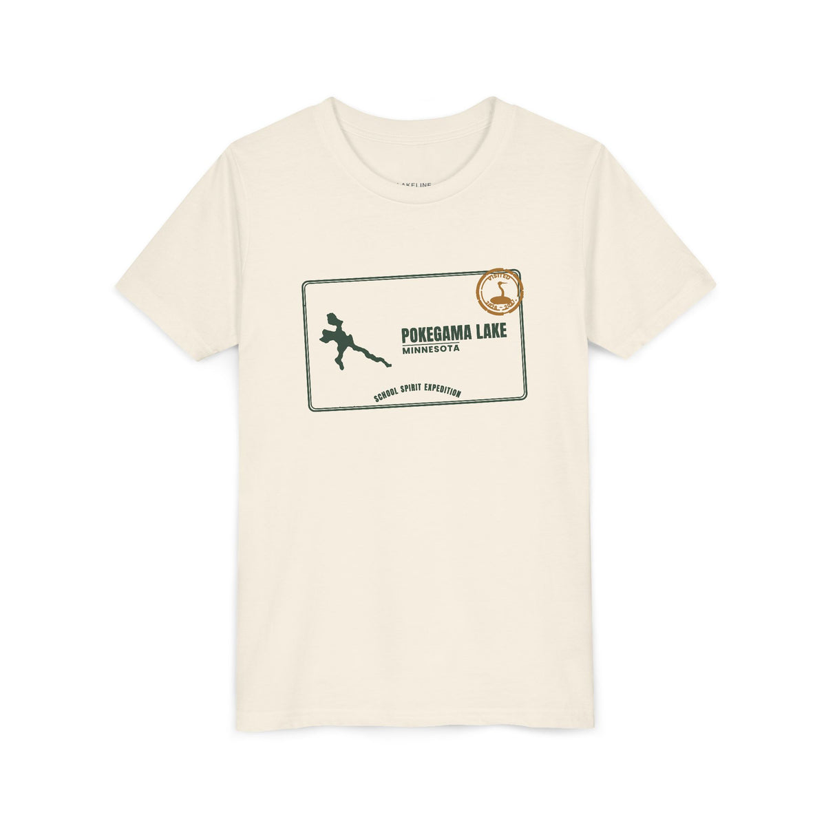 Pokegama Lake Kids Tee — Pokegama Lake Field Trip Youth Short Sleeve Shirt