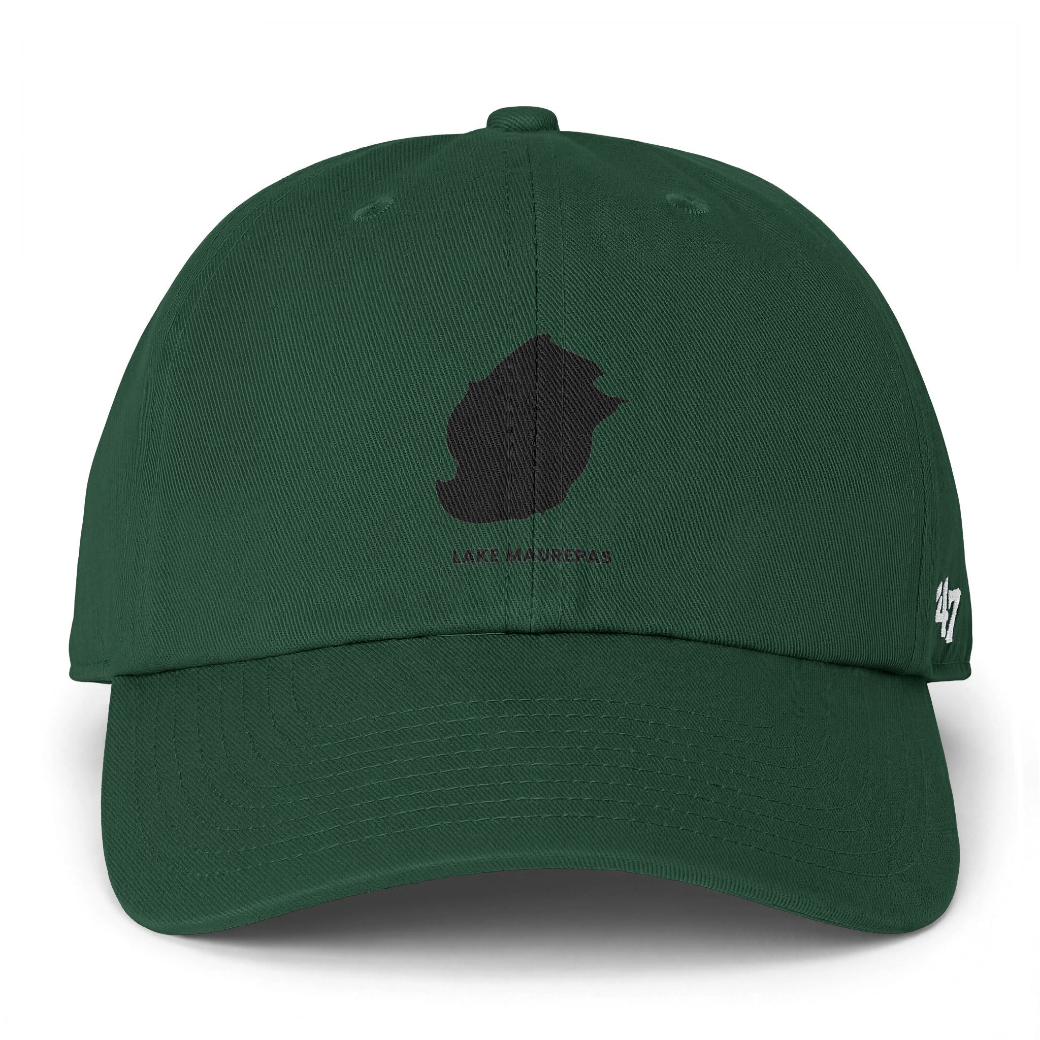 Lake Maurepas Clean Up Cap — Lake Map Baseball Hat
