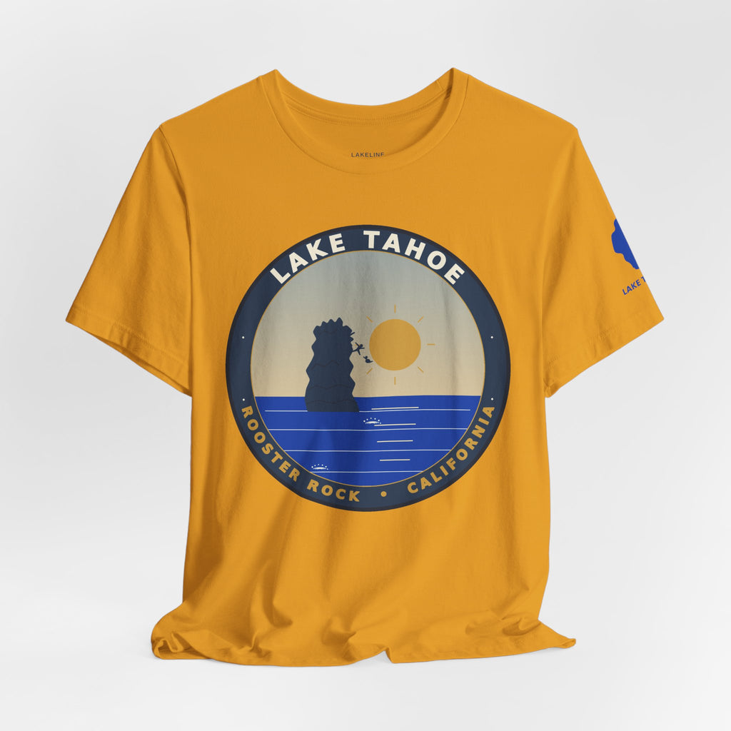 Lake Tahoe - Rooster Rock Unisex Jersey Short Sleeve Tee
