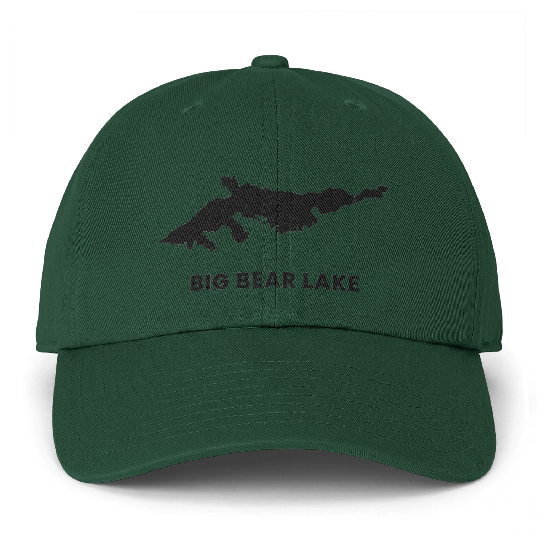 Big Bear Lake Clean Up Cap — Lake Map Baseball Hat