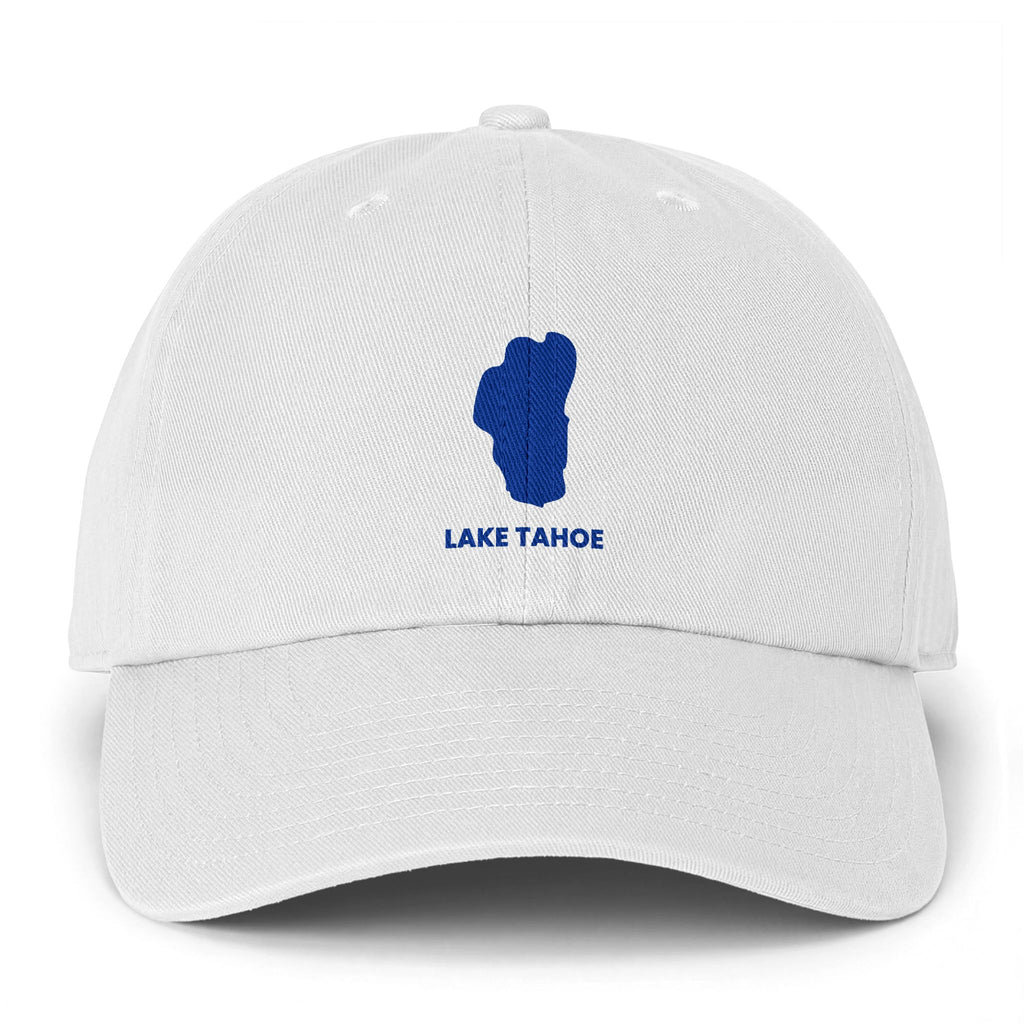 Lake Tahoe Embroidered 'Clean Up' Cap – Minimal Blue Logo