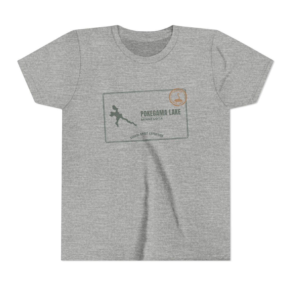 Pokegama Lake Kids Tee — Pokegama Lake Field Trip Youth Short Sleeve Shirt