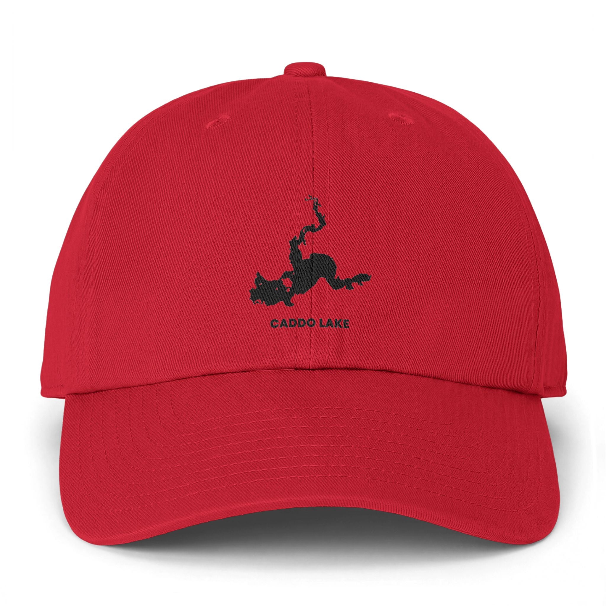 Caddo Lake Clean Up Cap — Lake Map Baseball Hat
