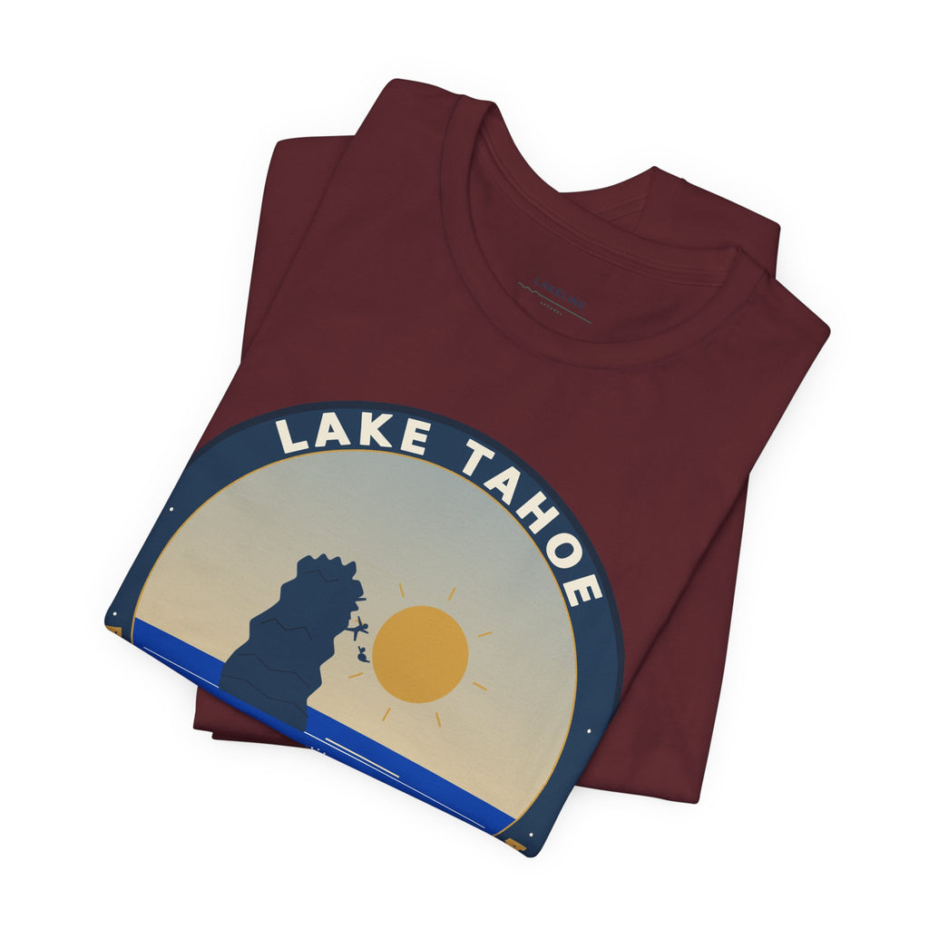 Lake Tahoe - Rooster Rock Unisex Jersey Short Sleeve Tee