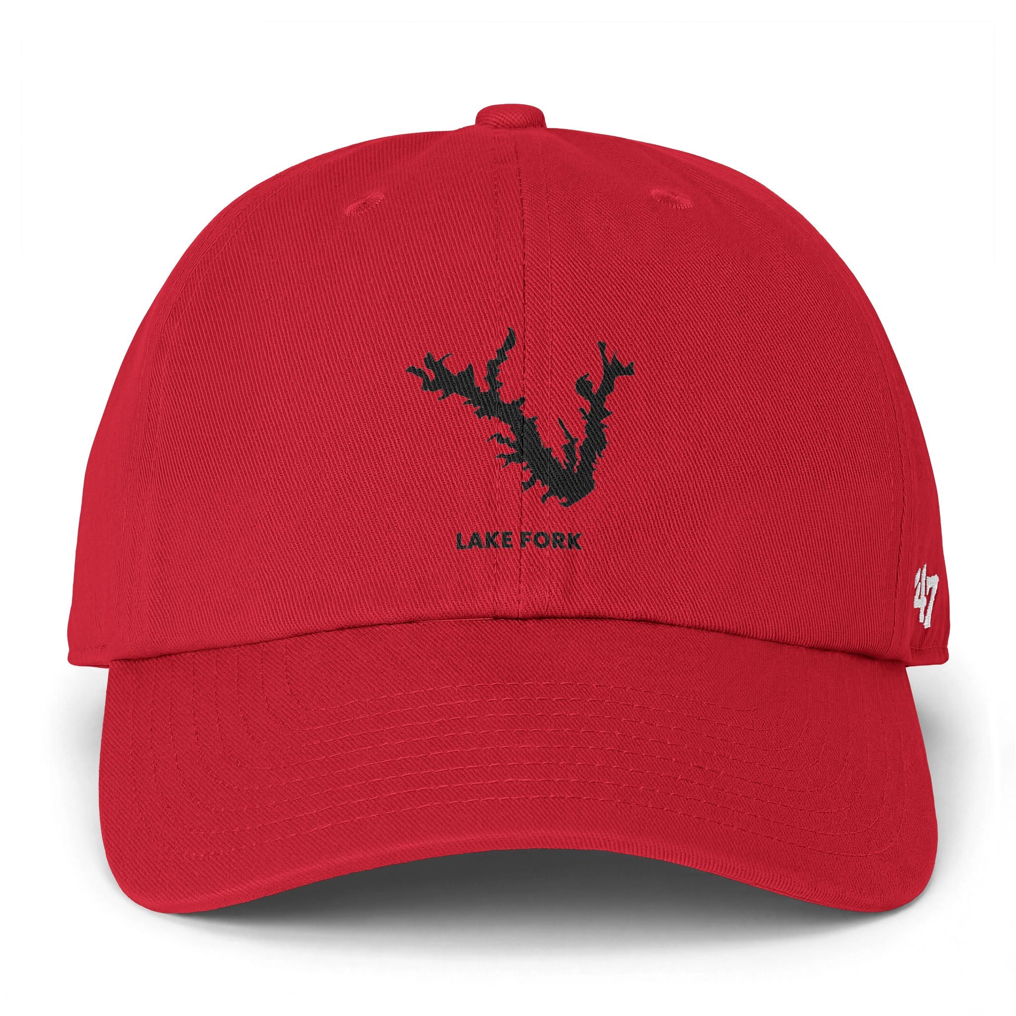 Lake Fork Clean Up Cap — Lake Map Baseball Hat