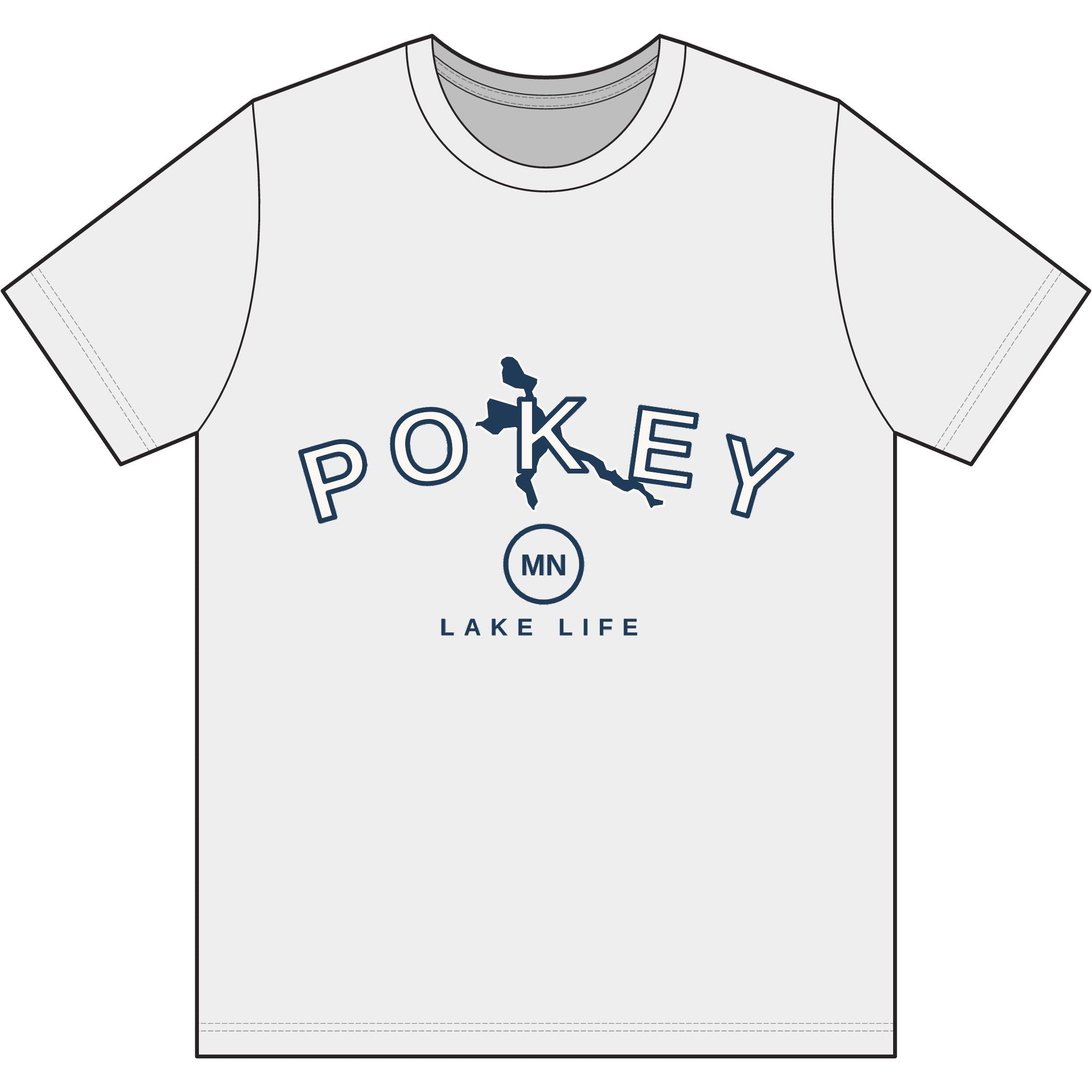 Pokey MN Lake Life Tri-Blend Tee