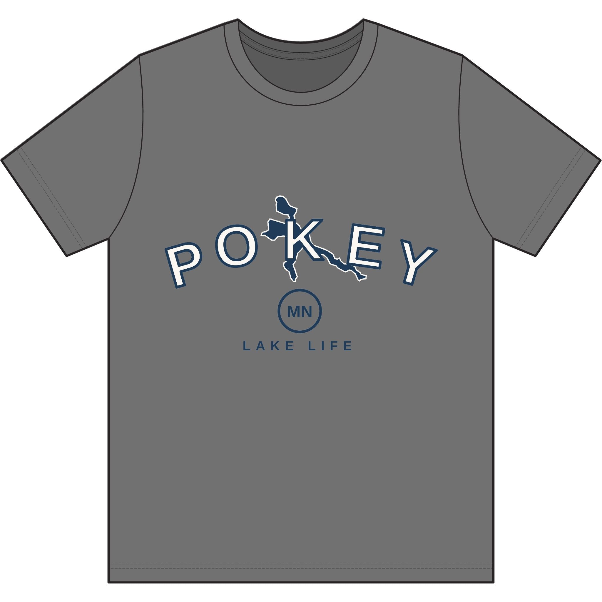 Pokey MN Lake Life Tri-Blend Tee