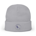 Pokegama Lake - Embroidered Runner Logo Knit Beanie (Dark Logo, for Light Colors)