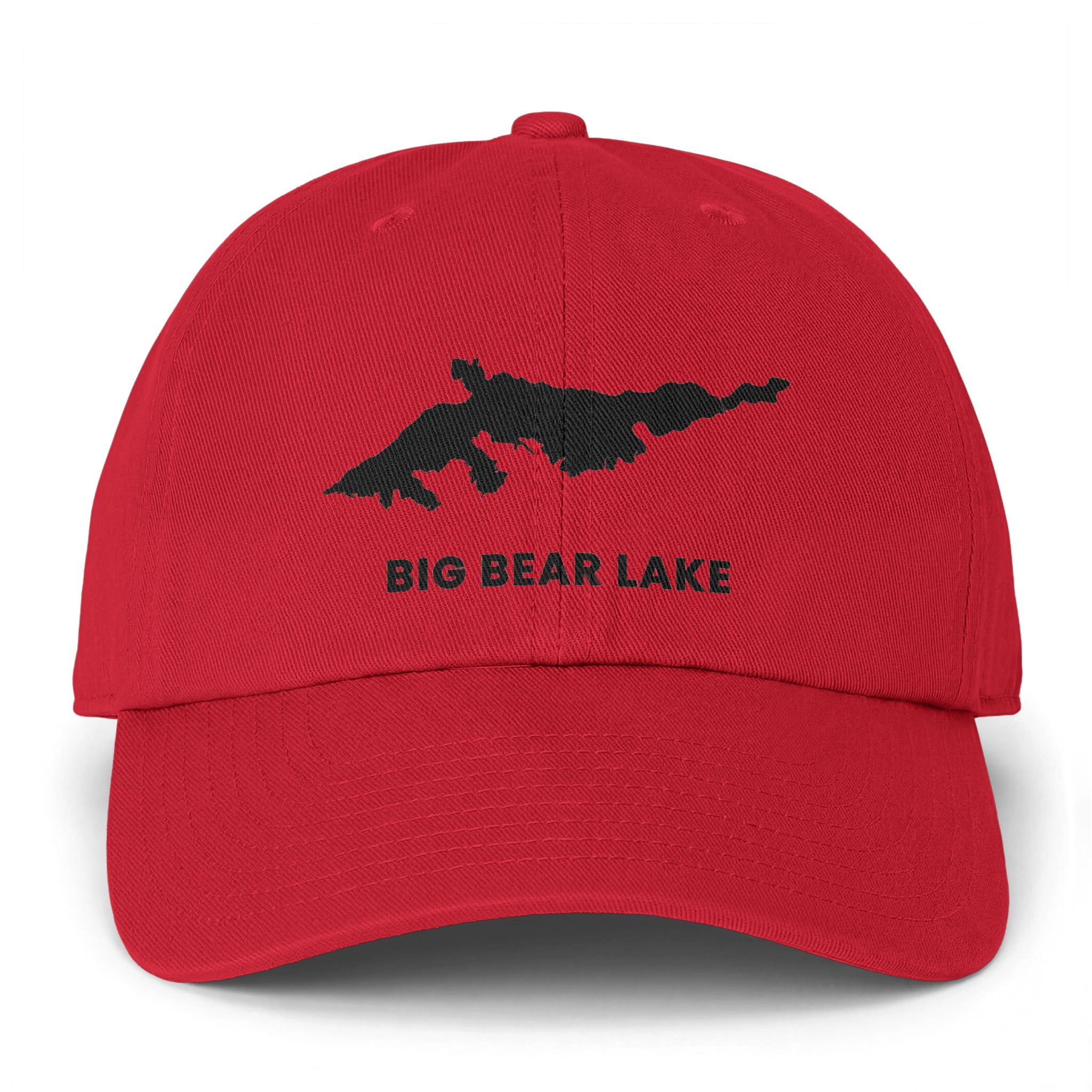 Big Bear Lake Clean Up Cap — Lake Map Baseball Hat