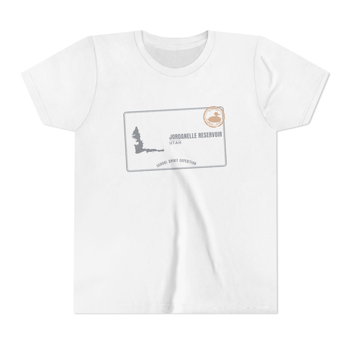 Jordanelle Reservoir Kids Tee — Jordanelle Reservoir Field Trip Youth Short Sleeve Shirt