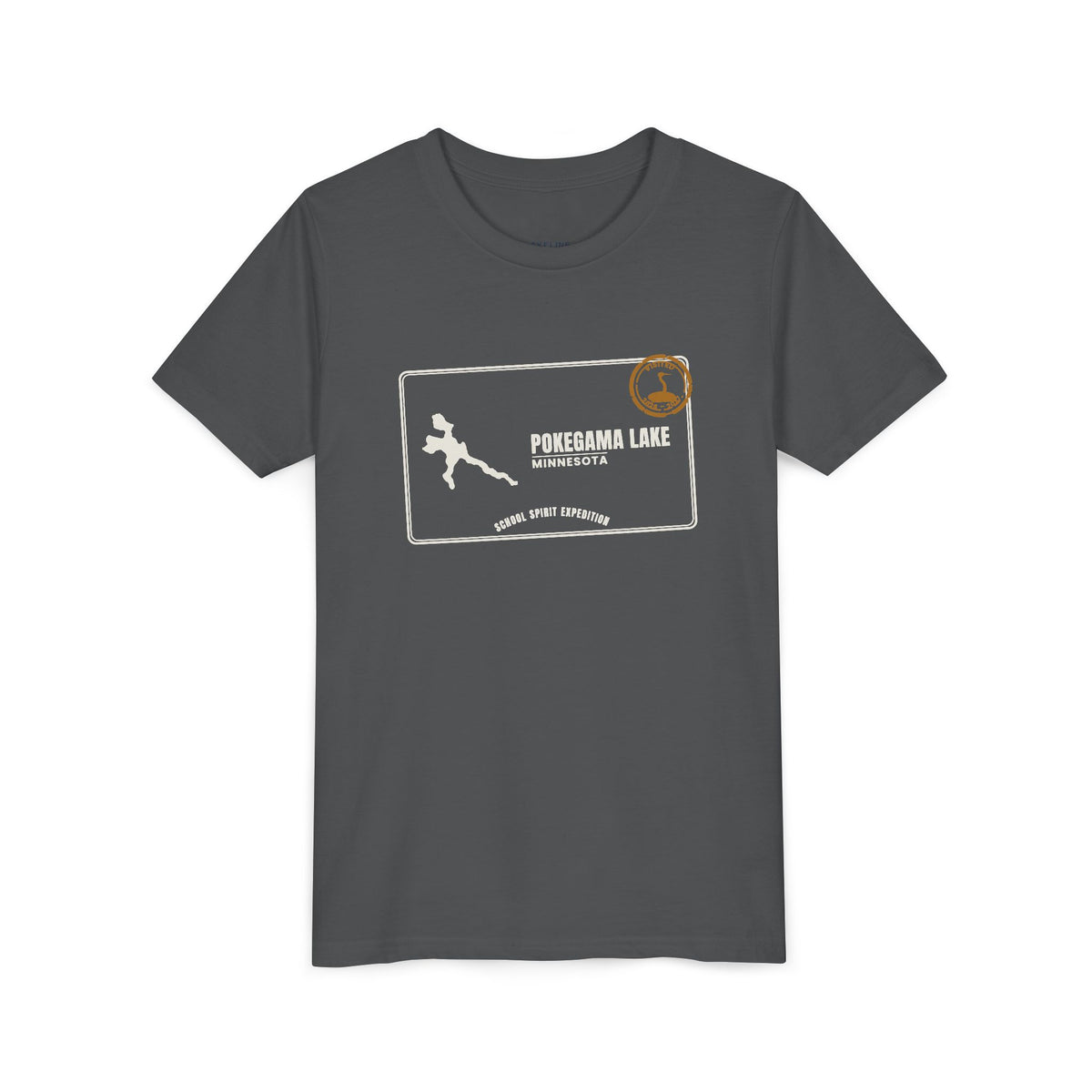 Pokegama Lake Kids Tee — Pokegama Lake Field Trip Youth Short Sleeve Shirt