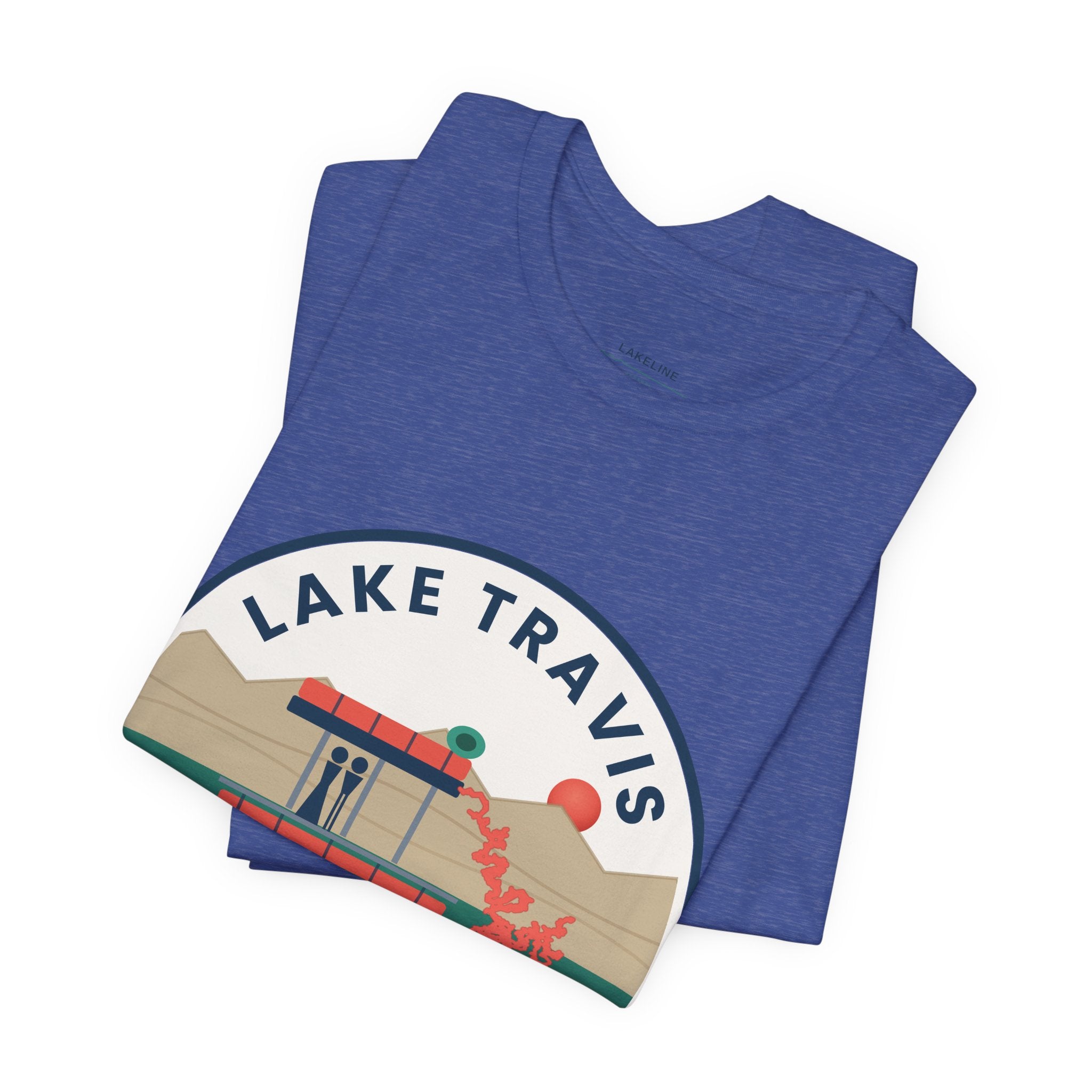 Lake Travis Tee — Devil’s Cove Texas Boat Graphic Shirt