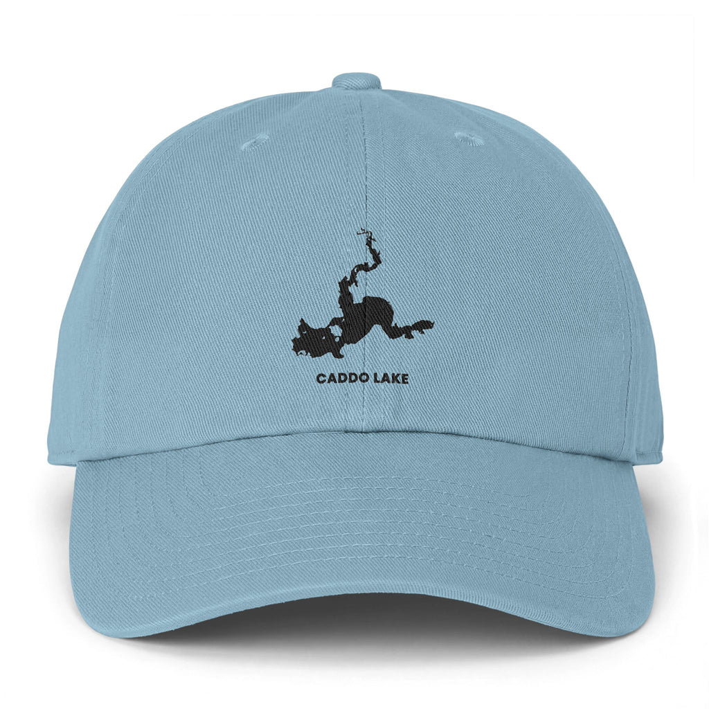 Caddo Lake Clean Up Cap — Lake Map Baseball Hat