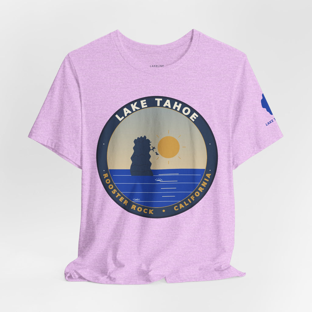 Lake Tahoe - Rooster Rock Unisex Jersey Short Sleeve Tee