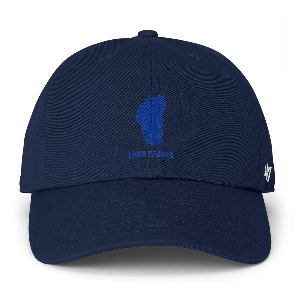 Lake Tahoe Embroidered 'Clean Up' Cap – Minimal Blue Logo
